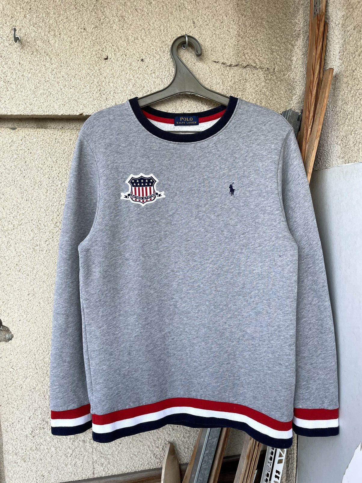 Polo Ralph Lauren Polo Ralph Lauren USA Big Logo Sweatshirt Vintage Y2K Size US S / EU 44-46 / 1 - 5 Thumbnail