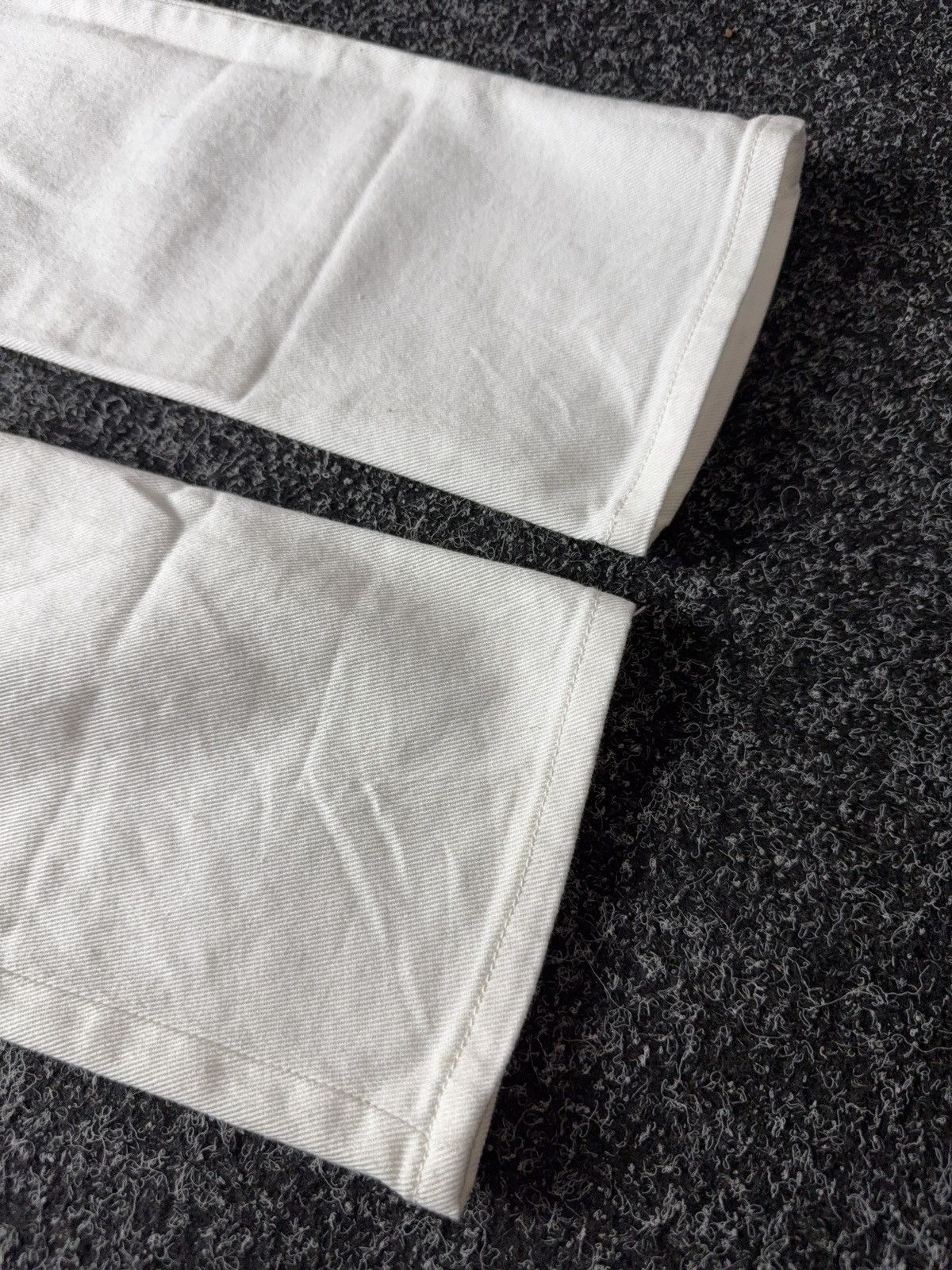 Diesel Luxury 00s Diesel Distressed White Jeans Slim Straight Y2K Size 30" / US 8 / IT 44 - 18 Thumbnail