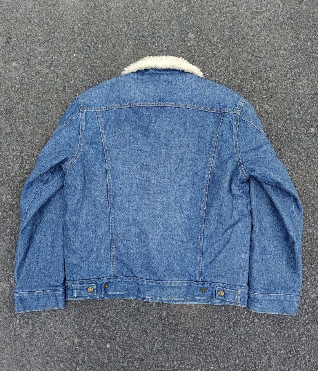 Vintage BLUEWAY SHERPA DENIM JACKET Size US M / EU 48-50 / 2 - 4 Thumbnail