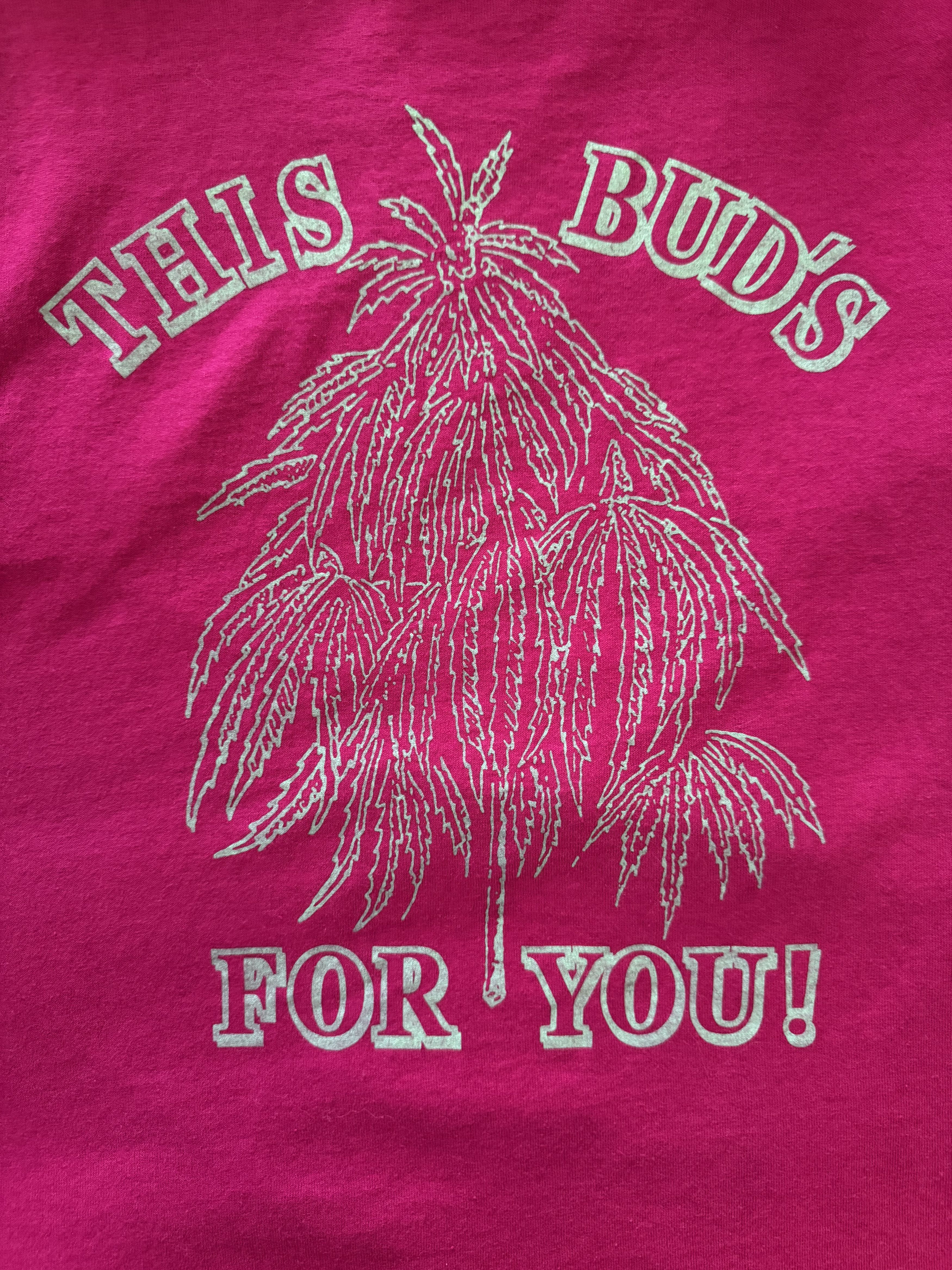 Vintage Vintage 90s "This Buds for You" Cannabis/Weed T-shirt Size US XL / EU 56 / 4 - 3 Thumbnail