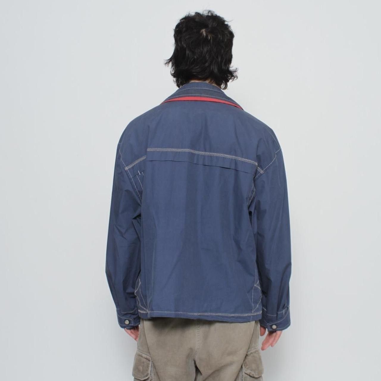 Vintage LIGHTWEIGHT BLUE TECHNICAL ZIP UP JACKET BY YACHT CO LTD. Size US XL / EU 56 / 4 - 6 Thumbnail