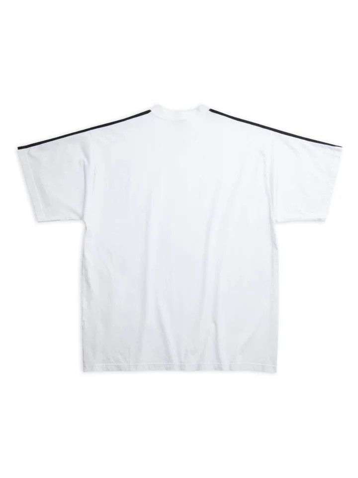 Adidas × Balenciaga o1la1rc1a0924 T- Shirt Oversized in White/Black Size US L / EU 52-54 / 3 - 3 Thumbnail