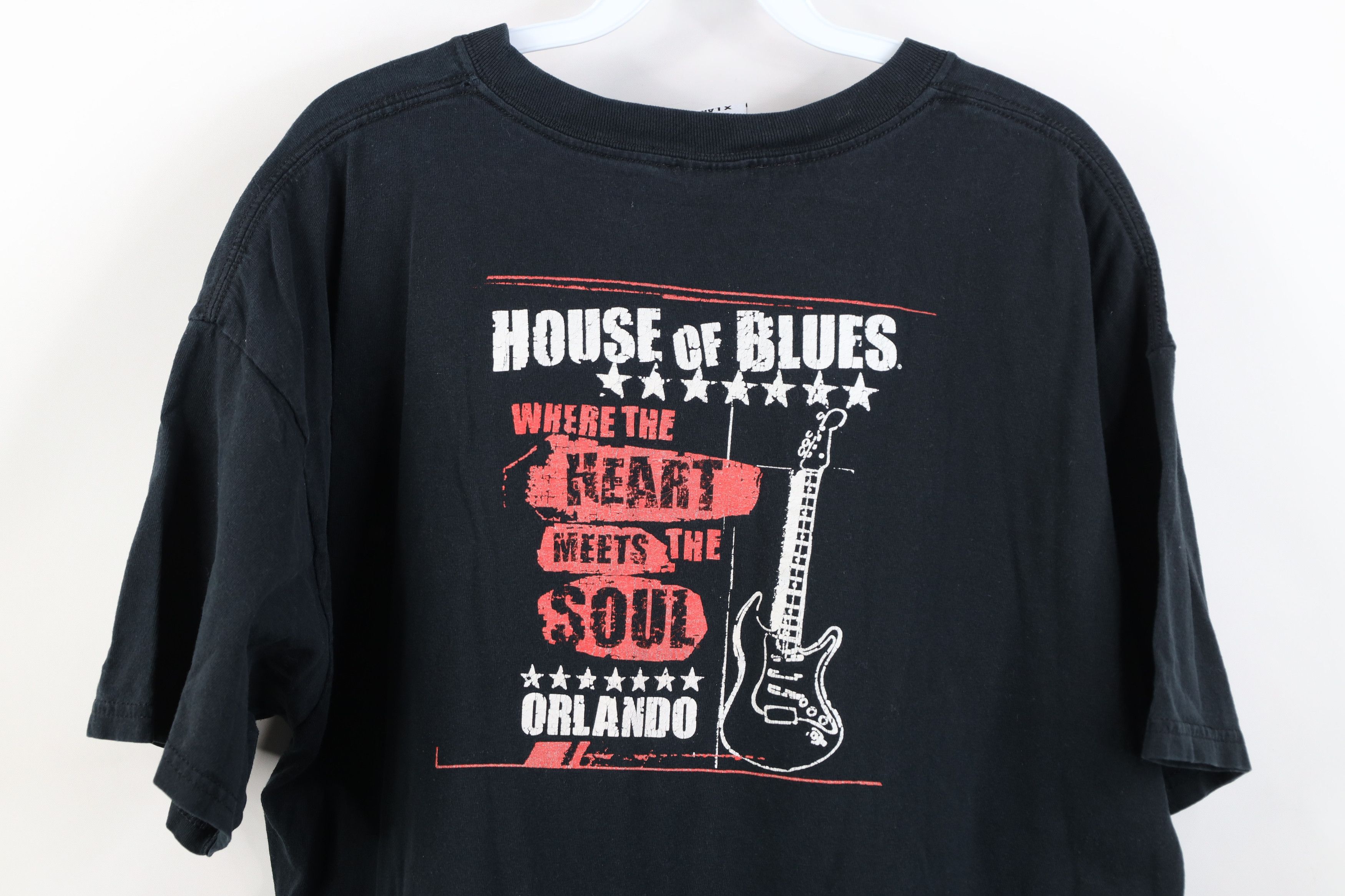 Vintage Vintage Y2K House of Blues Orlando Short Sleeve T-Shirt Size US XL / EU 56 / 4 - 13 Thumbnail