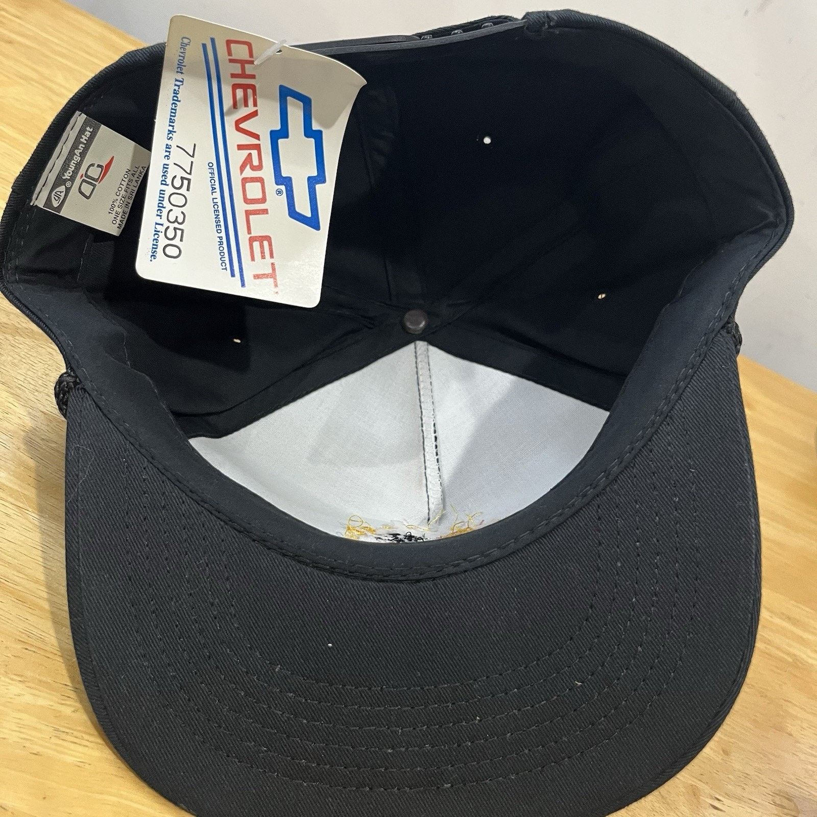 Other Chevrolet Corvette Hat Cap Black Adult Snapback Collectible Size ONE SIZE - 6 Thumbnail