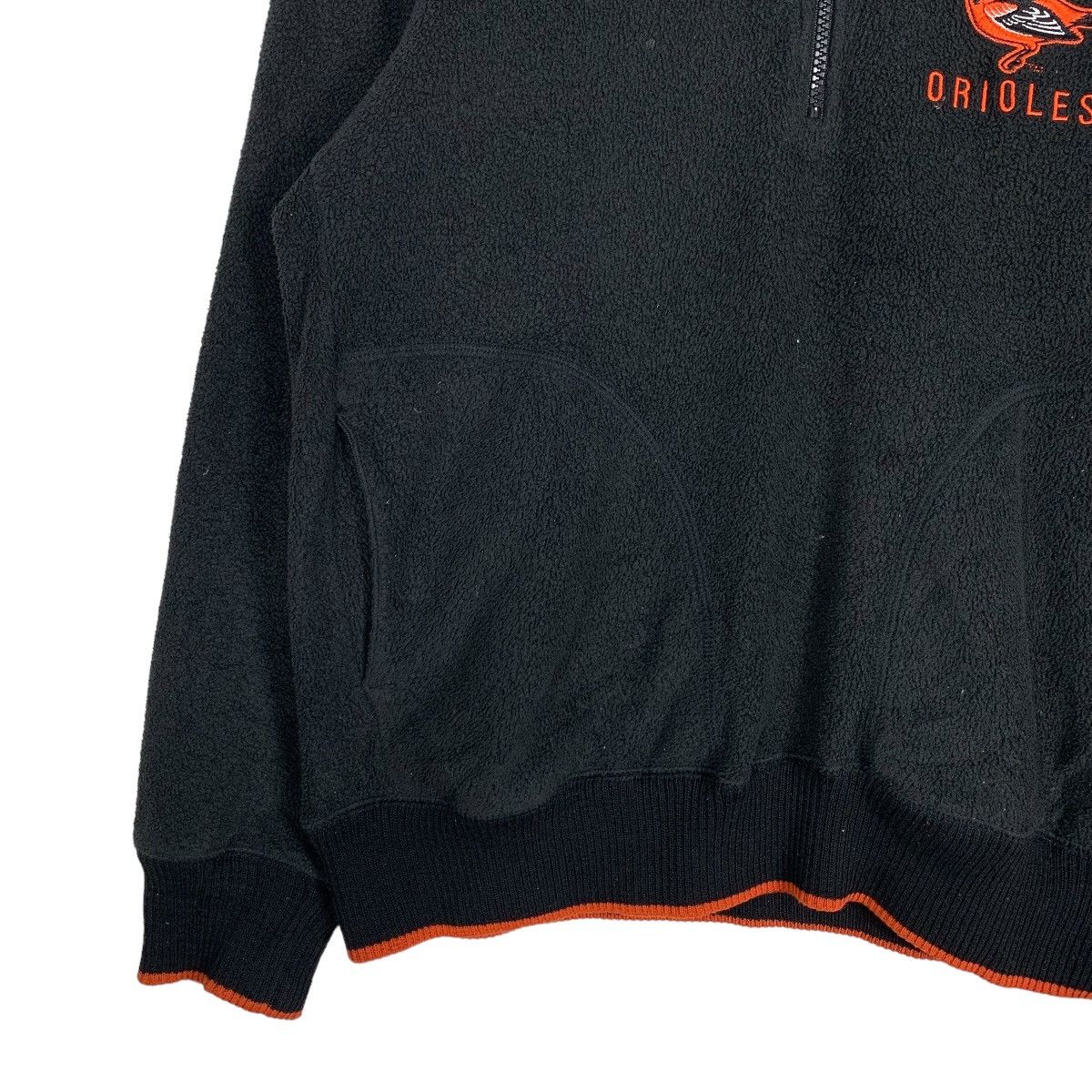MLB BALTIMORE ORIOLES Big Logo HalfZip Pullover Fleece #0609-C28 Size US M / EU 48-50 / 2 - 5 Thumbnail