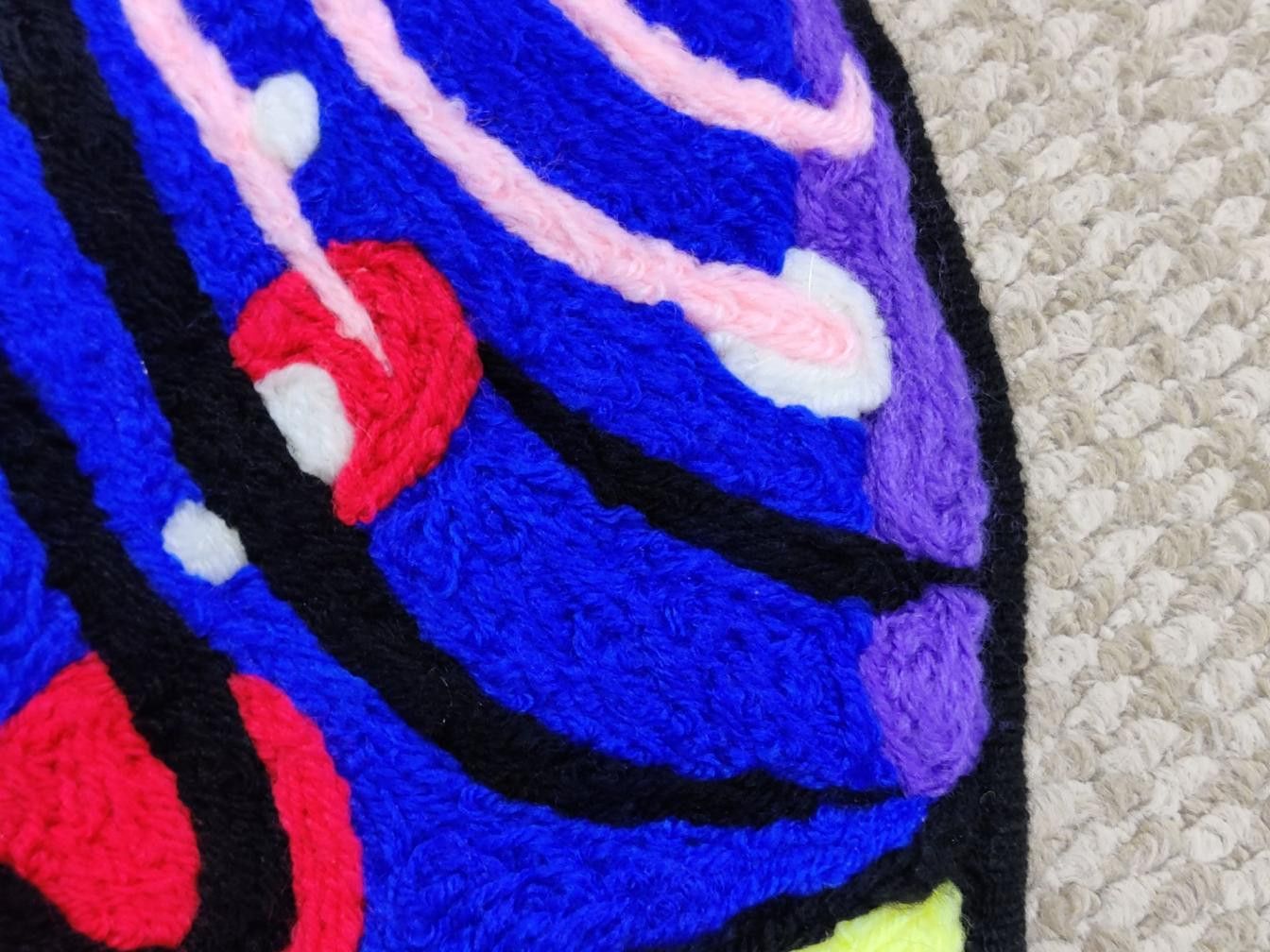 Other Air Foamposite Galaxy Sneaker Shaped Wool Thread Carpet Size ONE SIZE - 3 Thumbnail