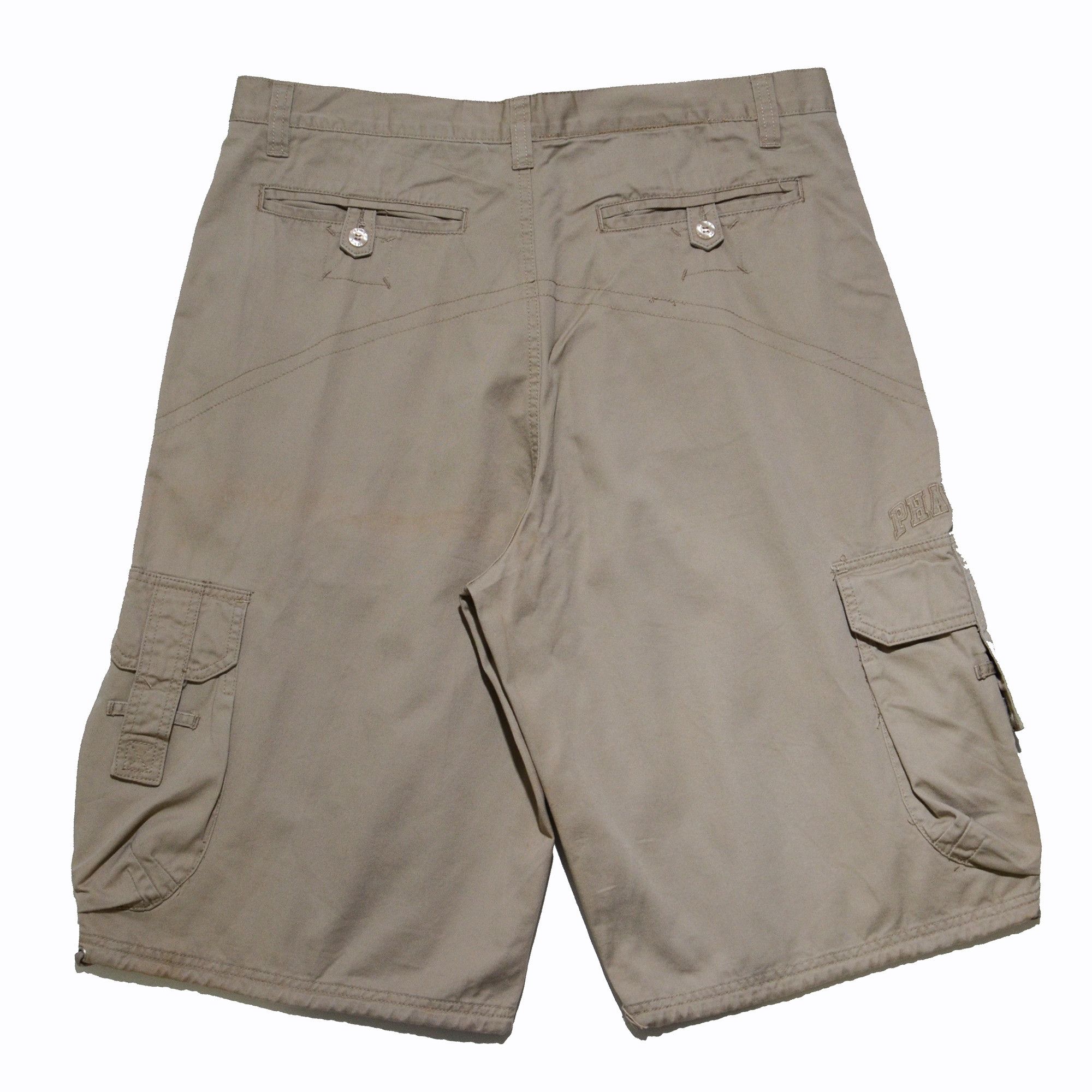 Phat Farm Phat Farm W36 Beige Cargo Shorts 90s Hip Hop Streetwear Size US 36 / EU 52 - 2 Thumbnail