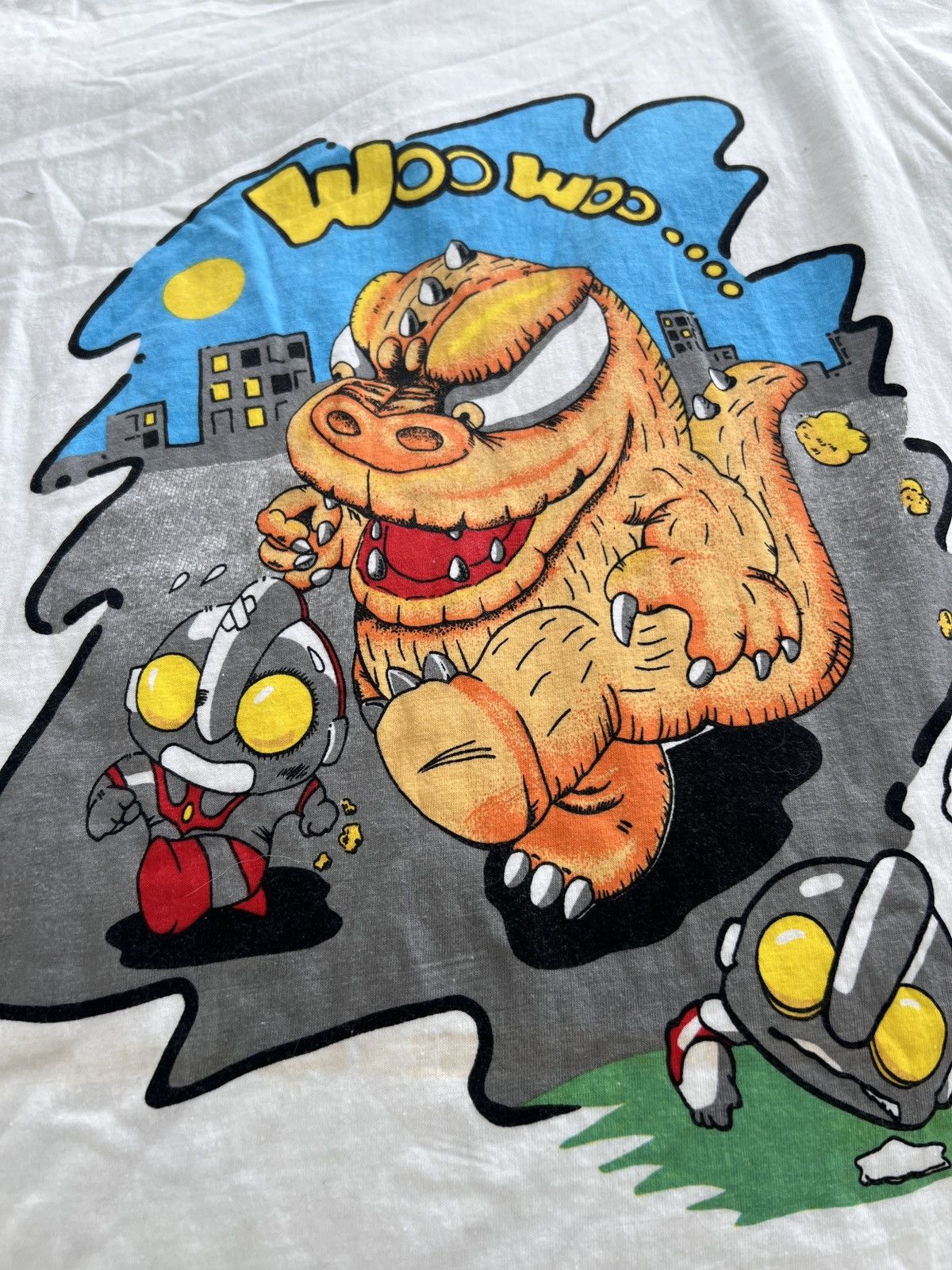Japanese Brand Vintage Ultraman Baby Godzilla T Shirt Single Stitch 80s 90s Size US S / EU 44-46 / 1 - 2 Thumbnail