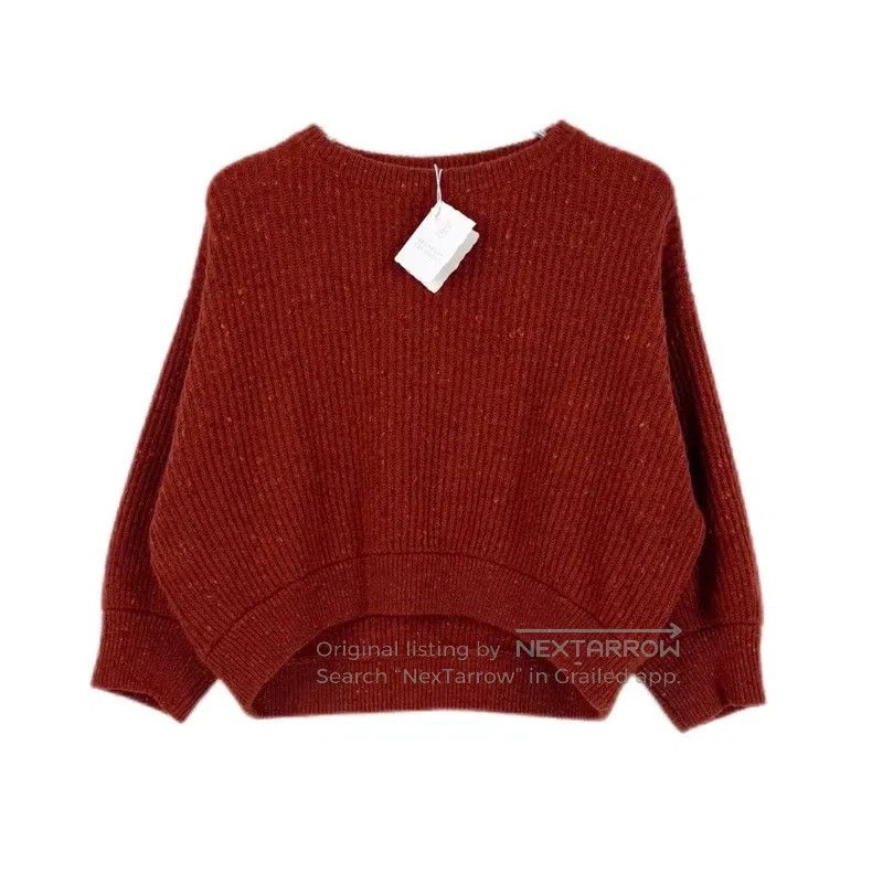 Brunello Cucinelli Brunello Cucinelli Red cashmere sweater Size M / US 6-8 / IT 42-44 - 1 Thumbnail