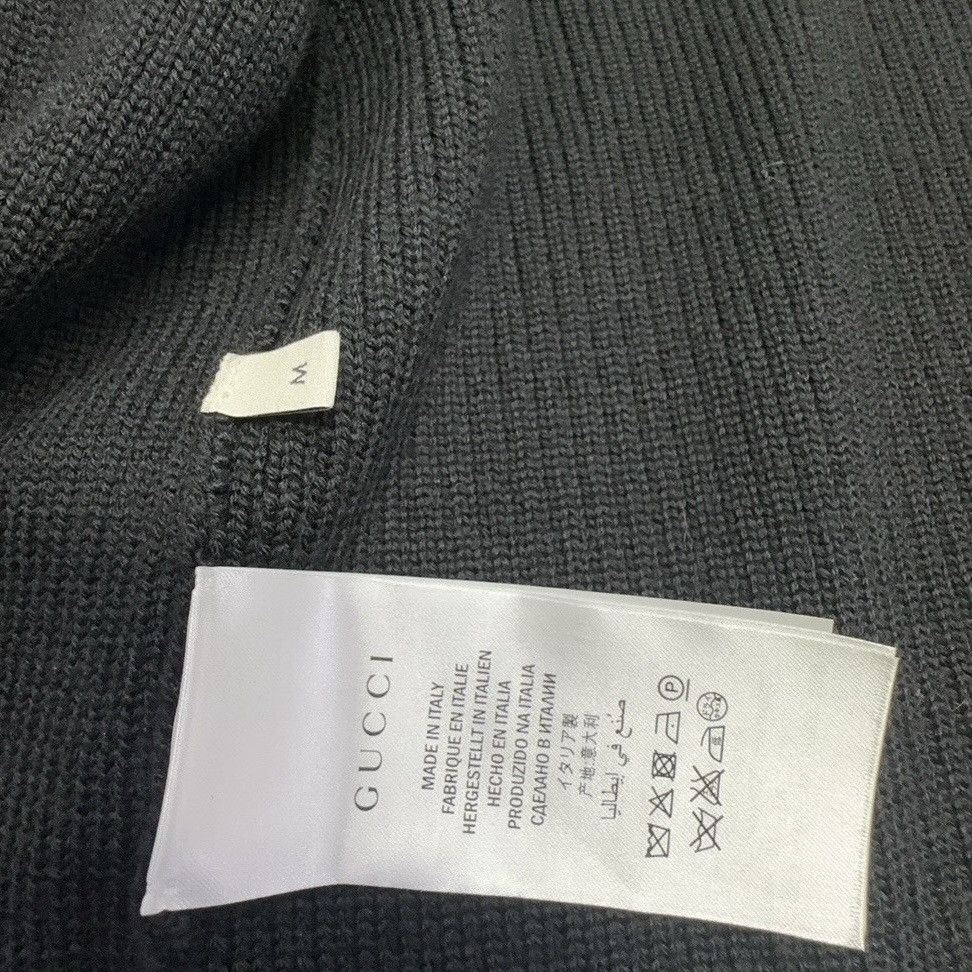 Gucci Gucci black wool cardigan Size M / US 6-8 / IT 42-44 - 4 Thumbnail