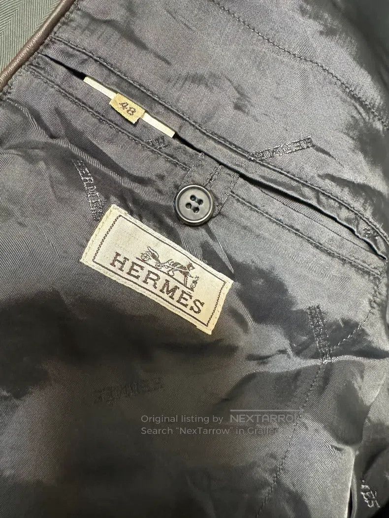 Hermes Hermes Jacket with inner leather patchwork, natural luster Size US M / EU 48-50 / 2 - 4 Thumbnail
