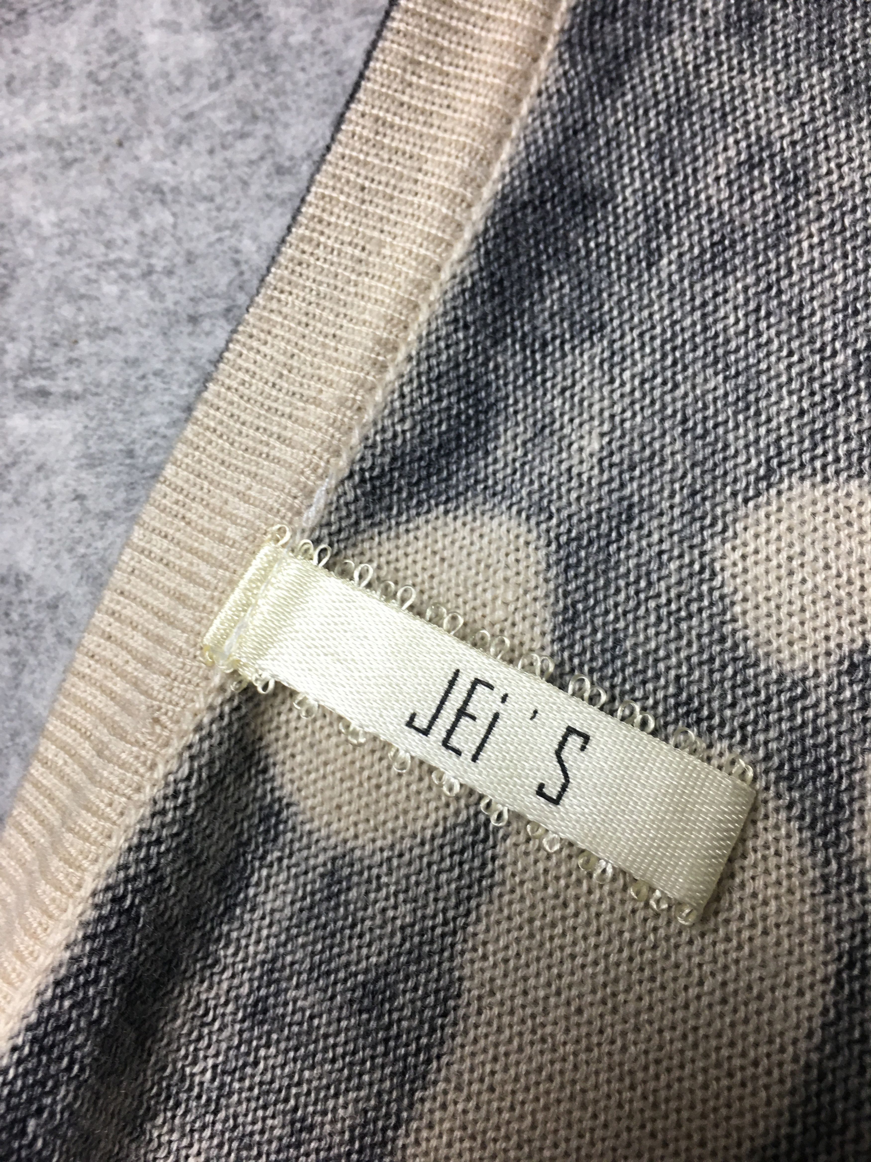 Other Jei's Cashmere Wool Cardigan Numbers Print Faux Leather Size S / US 4 / IT 40 - 10 Thumbnail