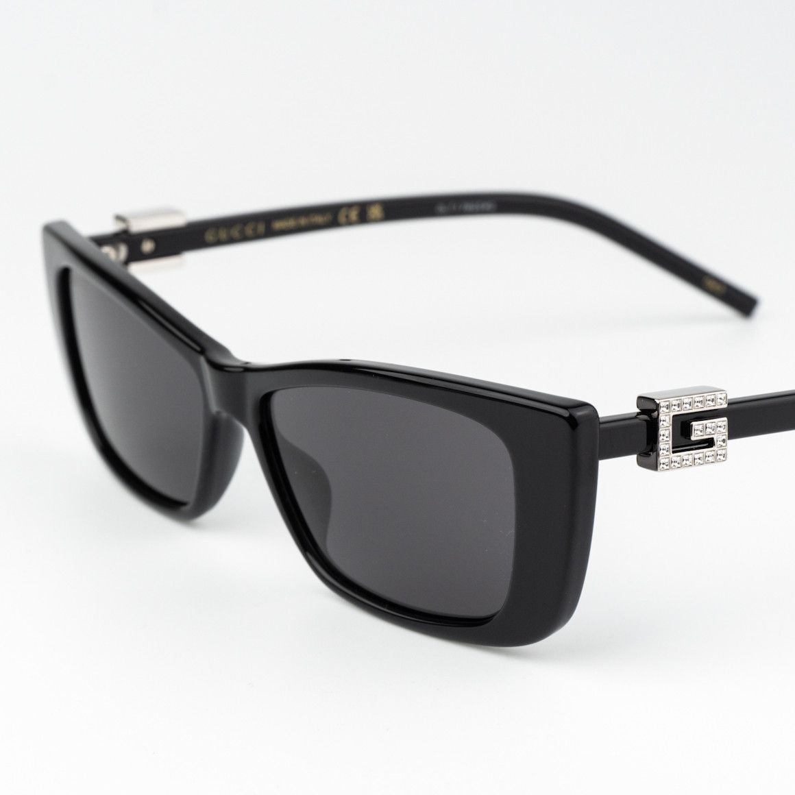 Gucci NEW Gucci GG1681S 008 Black Grey Cat Eye Women Sunglasses Size ONE SIZE - 5 Thumbnail