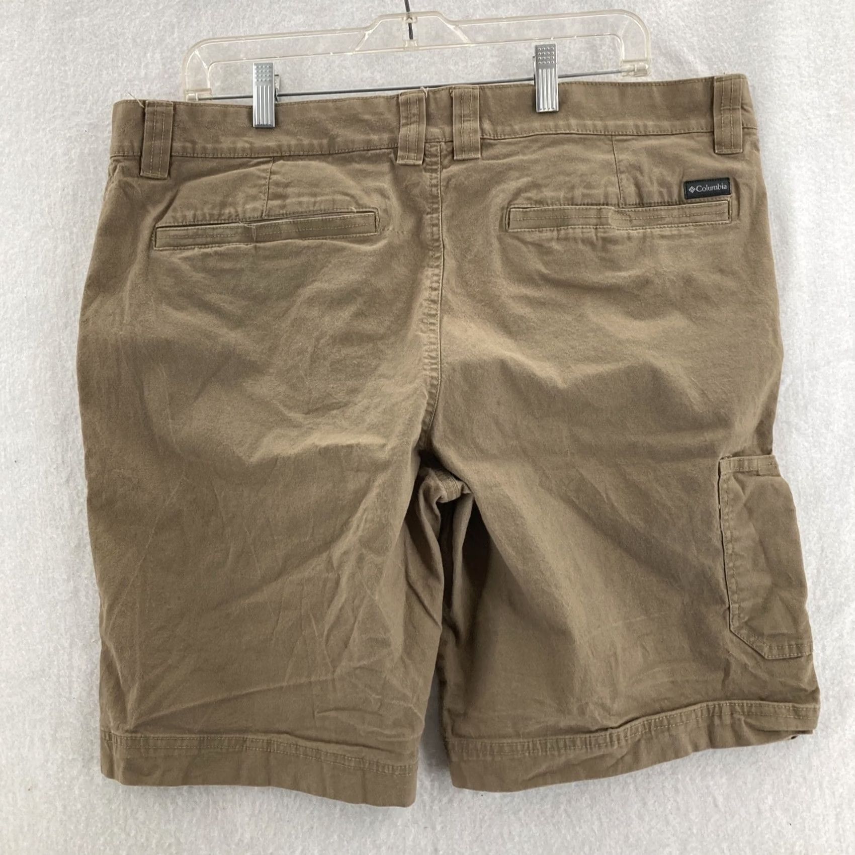 Vintage Columbia Shorts Adult 38 Mens Outdoor Hiking Fishing Regular Fit Canvas Brown 38 Mens Regular Boy/Men? Size US 38 / EU 54 - 2 Thumbnail