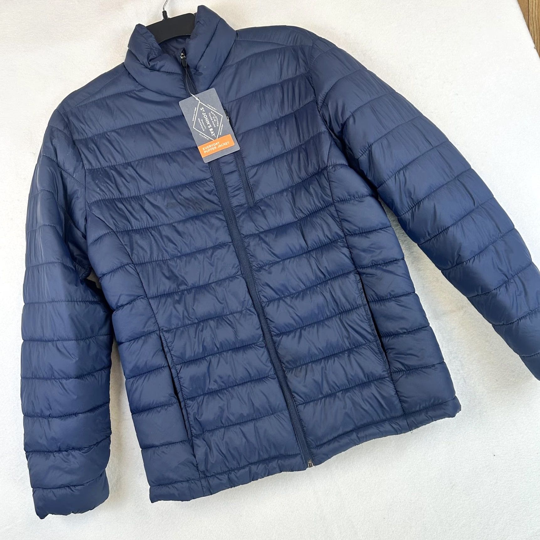 Vintage St Johns Bay Puffer Jacket Mens M Lightweight Water Resistant Everyday Coat Shirt Size US M / EU 48-50 / 2 - 2 Thumbnail