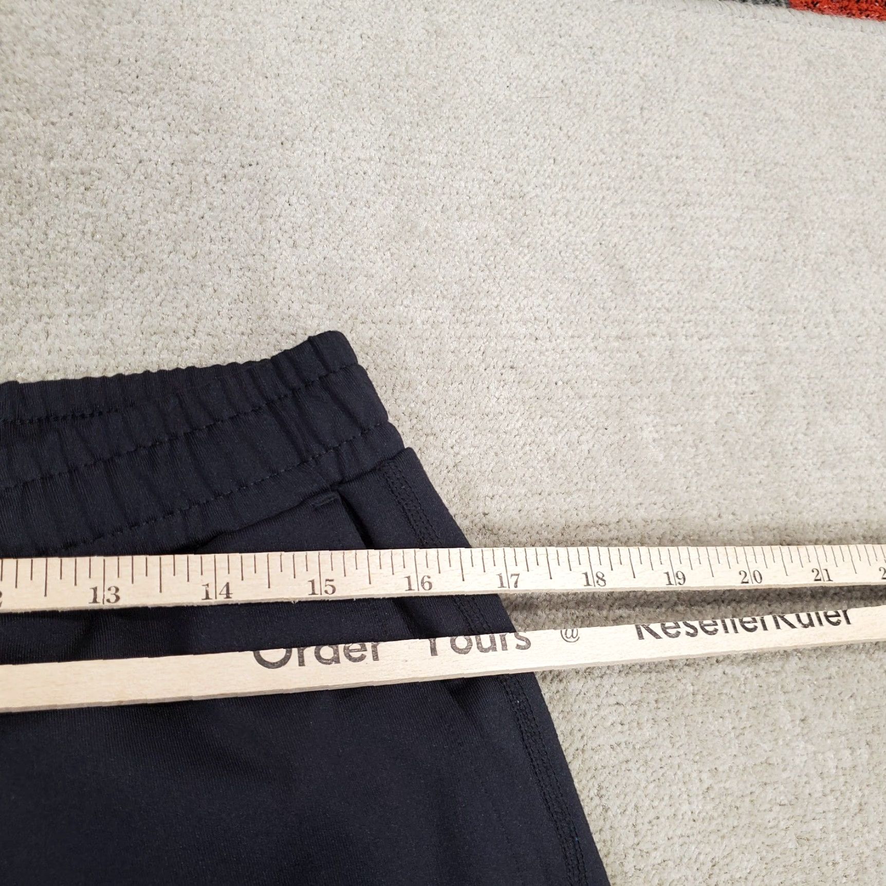 Vuori Vuori Joggers Mens Large Black Lounge Pants Regular Fit Drawstring Pockets Logo Size US 33 - 5 Thumbnail