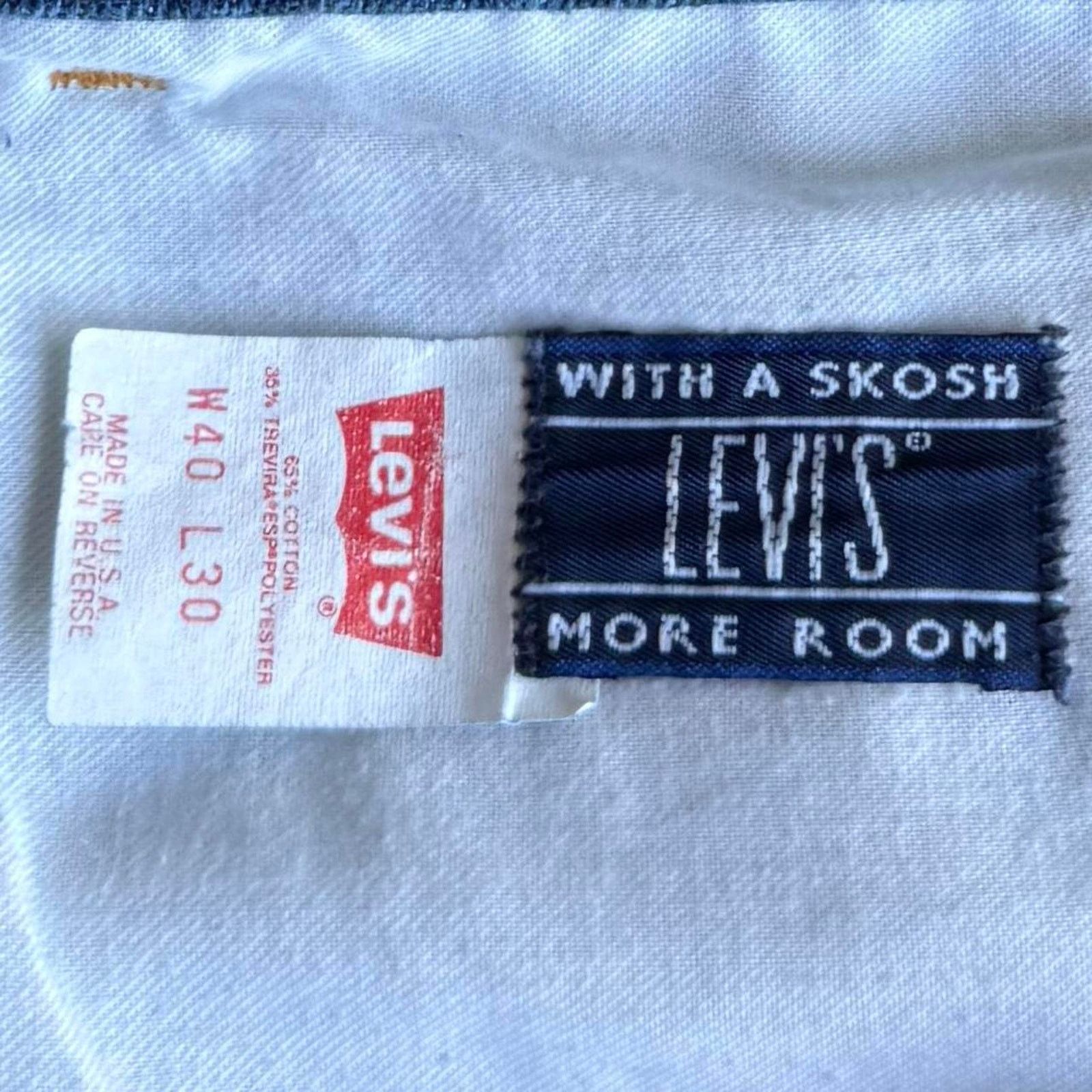 Levi's × Levi's Vintage Clothing Levi's Vintage Jeans Baggy Loose Fit USA Made Skater Denim Size US 39 - 4 Thumbnail