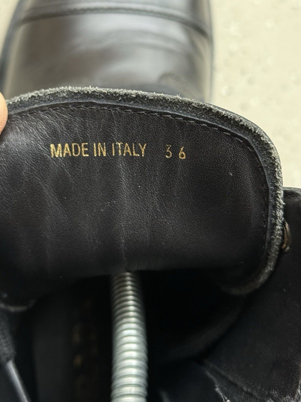 Prada DDP Prada Spazzolato Womens Combat Ankle Boots Black Size 36 Size US 6 / IT 36 - 19 Thumbnail