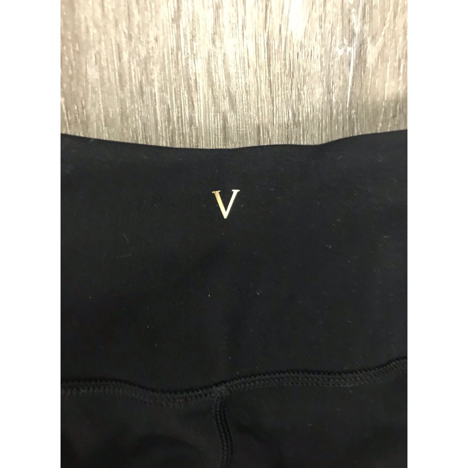 Victoria's Secret Victoria's Secret Leggings Women's Size 4 Black Ankle Pockets Stretch Solid Logo Activewear Slim Size 27" / US 4 / IT 40 - 4 Thumbnail