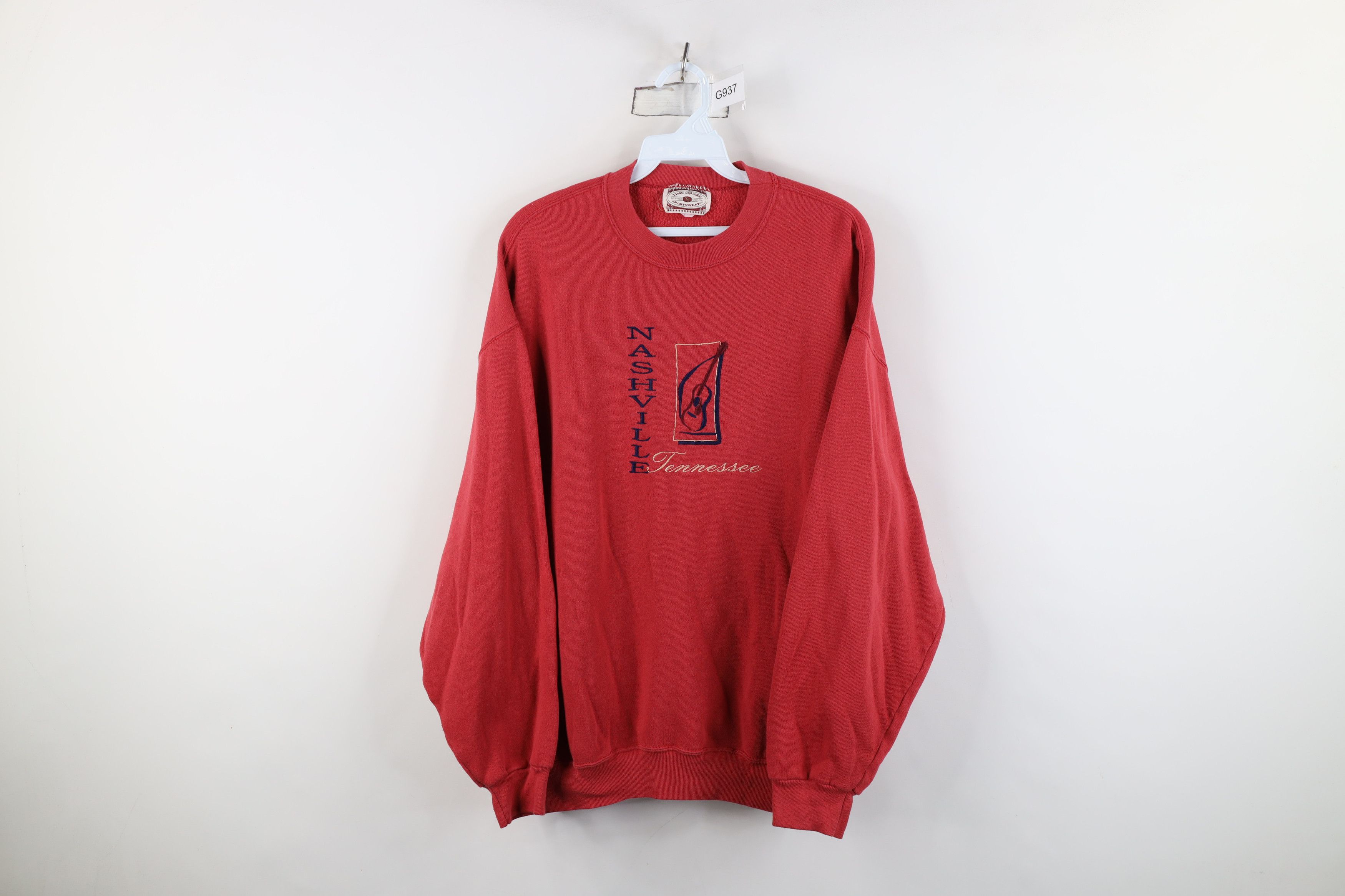 Vintage Vintage 90s Streetwear Country Nashville Sweatshirt USA Size L / US 10 / IT 46 - 1 Thumbnail