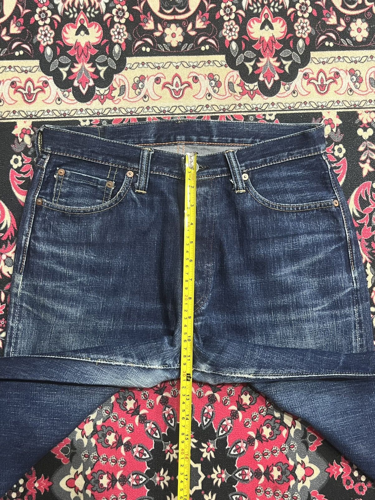 Full Count & Co. ⚡️Selvedge⚡️Vintage Japan Full Count & Co Blue Washed Jeans Size US 30 / EU 46 - 17 Thumbnail