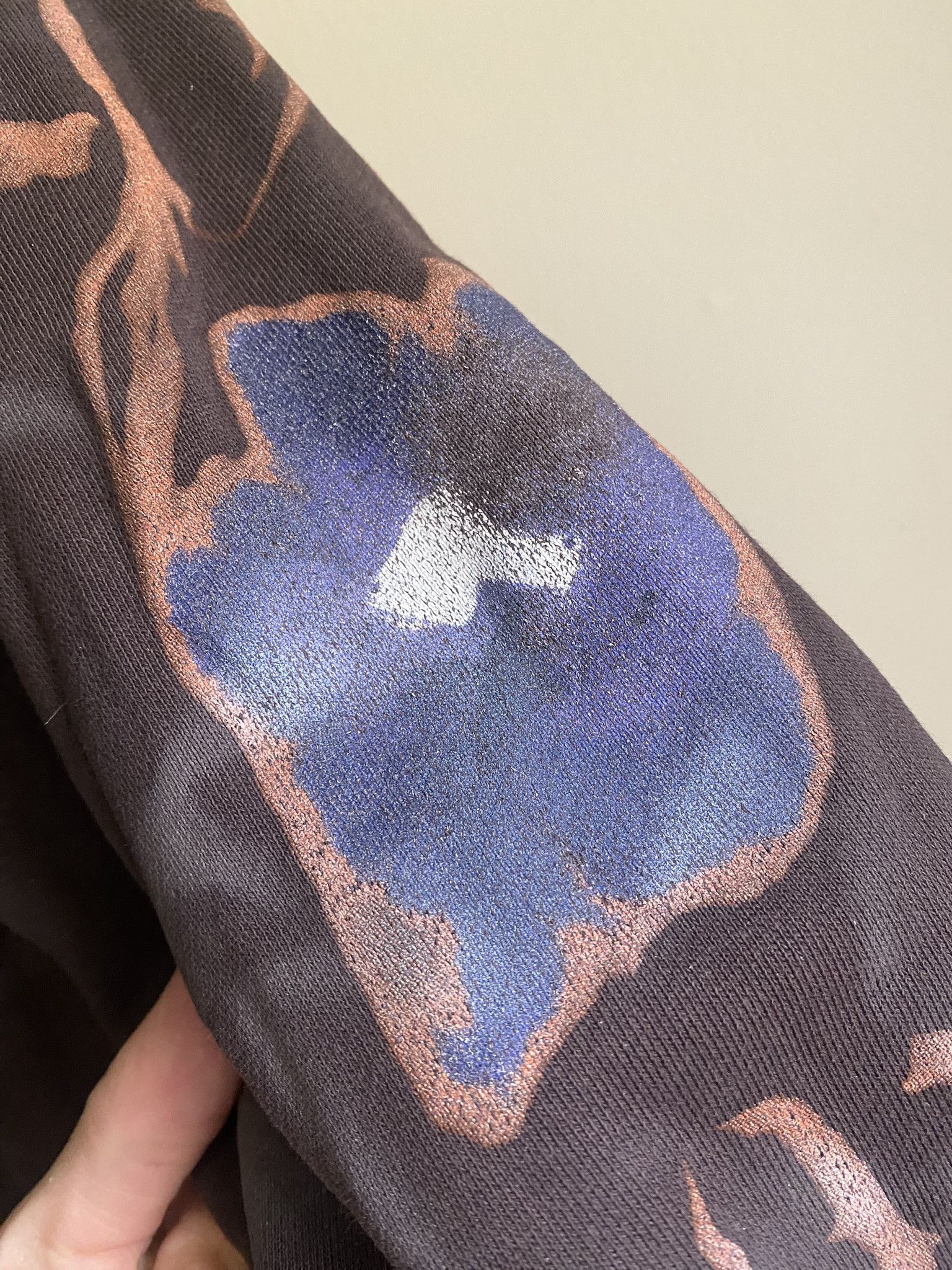 Acne Studios $340 - Hades Floral Zip - Dark Coffee Size US M / EU 48-50 / 2 - 18 Thumbnail