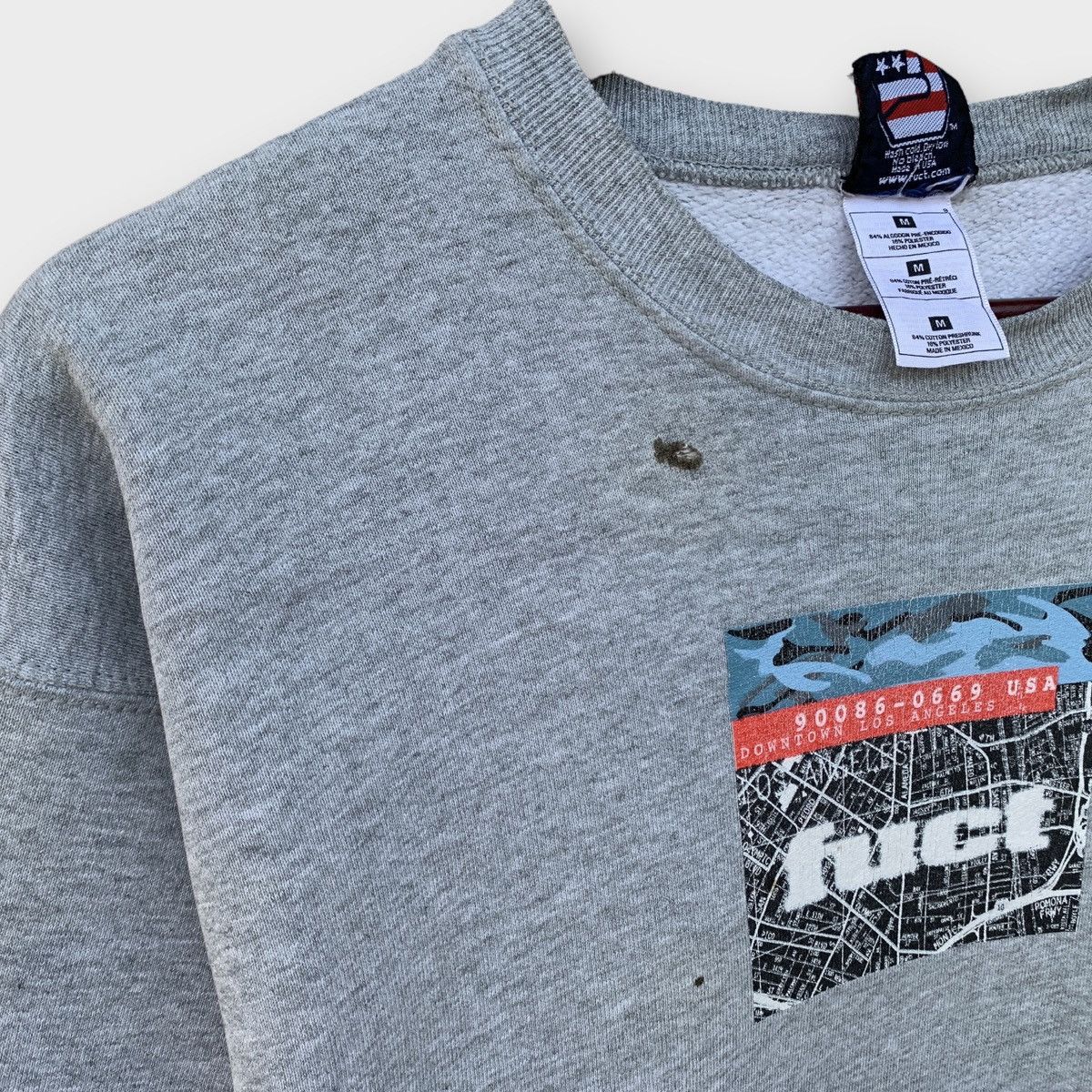 FUCT Vintage 90s Fuct Downtown LA Skateboard Crewneck Sweatshirt Size US S / EU 44-46 / 1 - 5 Thumbnail