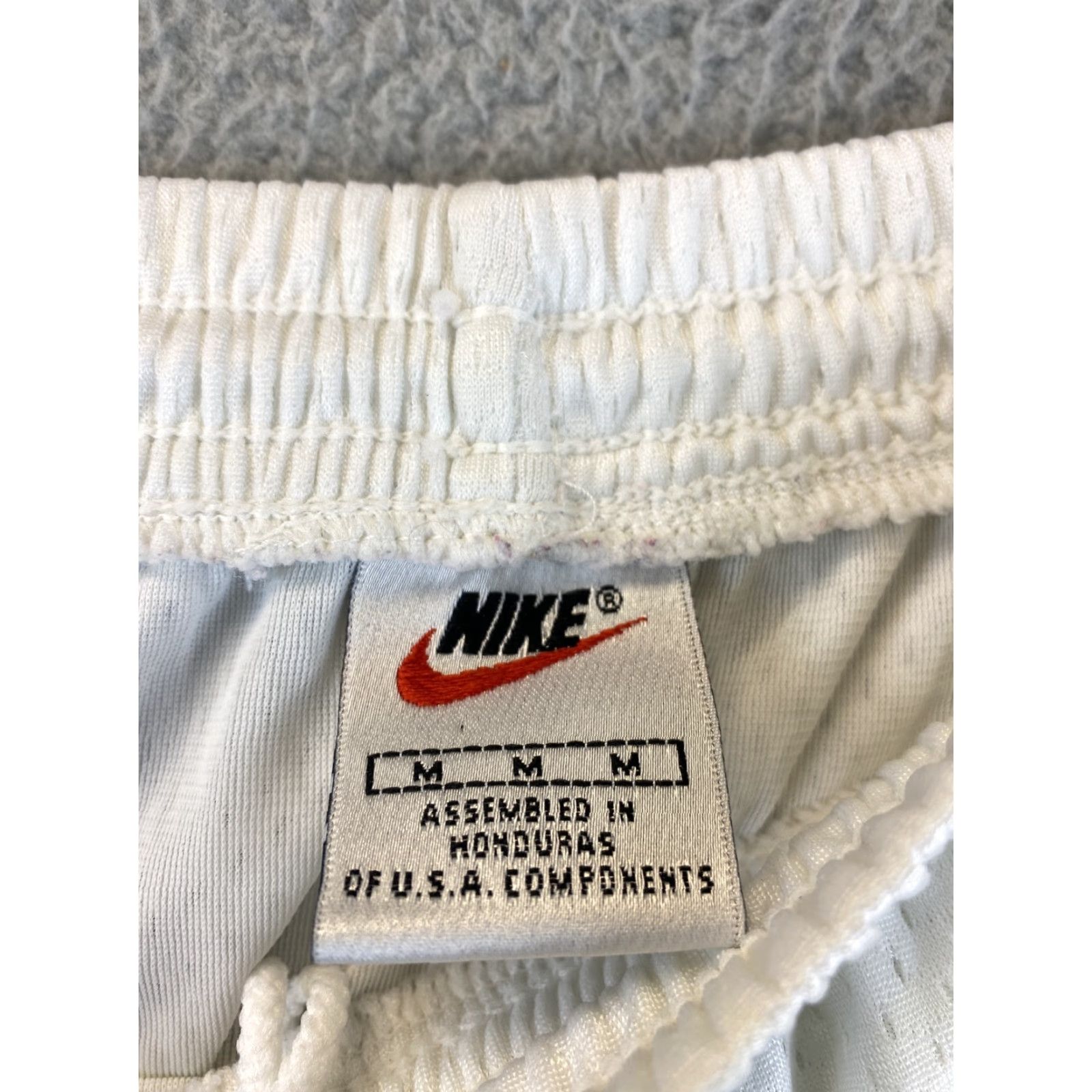 Nike Nike Men's Athletic Shorts M White Black Sports Gym Cross Training Running Jersey 85-5 Size US 31 - 8 Thumbnail