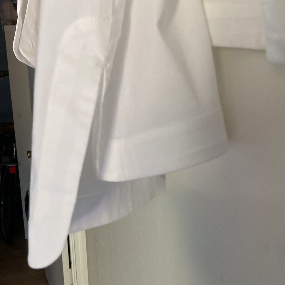 Eileen Fisher J. Jill XL Petite White Cotton Tunic Shirt XLP Size XL / US 12-14 / IT 48-50 - 13 Thumbnail