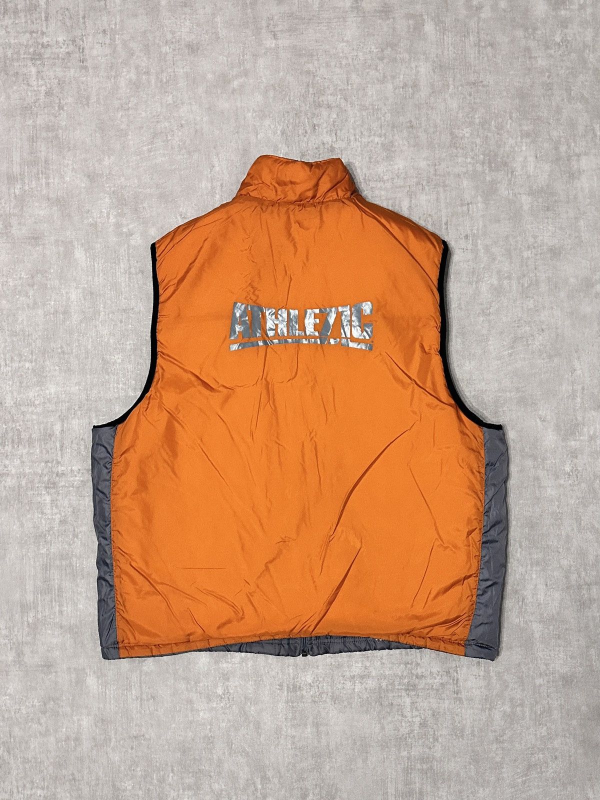 Nike × Vintage 90s Nike Swoosh Reversible Vintage Y2K Nylon Retro Vest Size US L / EU 52-54 / 3 - 3 Thumbnail