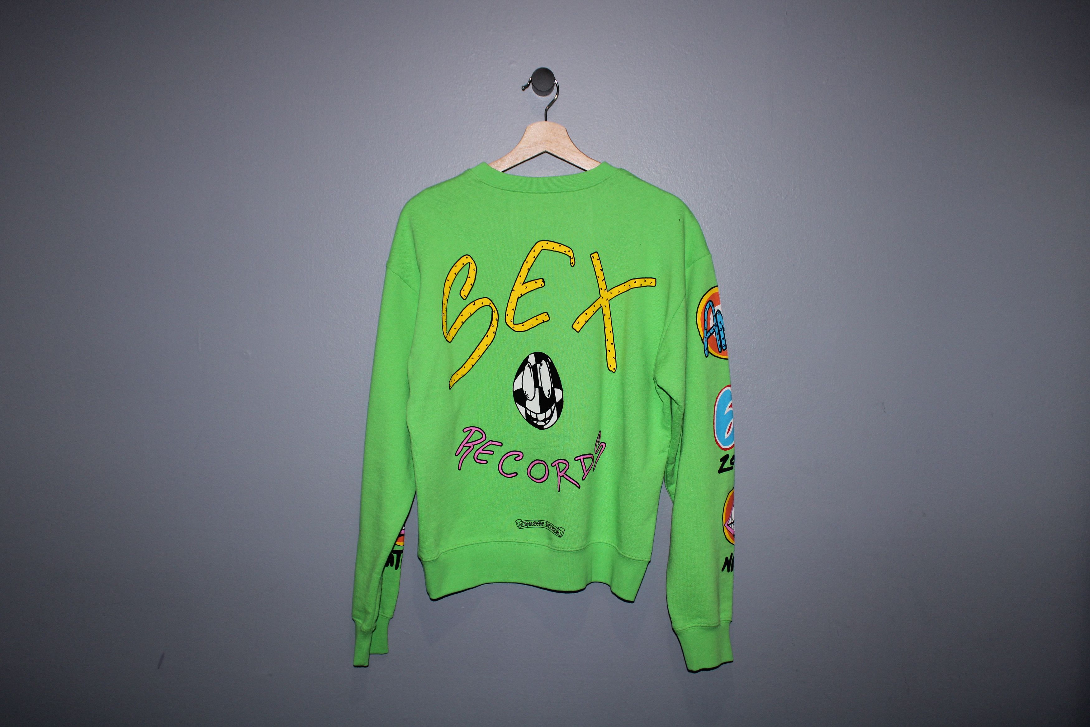 Chrome Hearts CHROME HEARTS MATTY BOY GREEN SEX CREWNECK Size US S / EU 44-46 / 1 - 2 Thumbnail