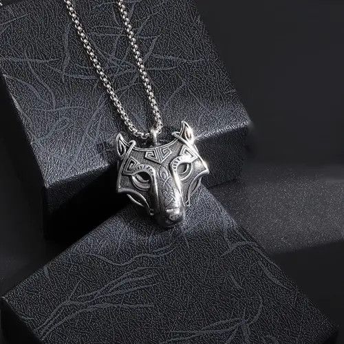 Jewelry × Vintage Wolf Head Totem Necklace Size ONE SIZE - 4 Thumbnail