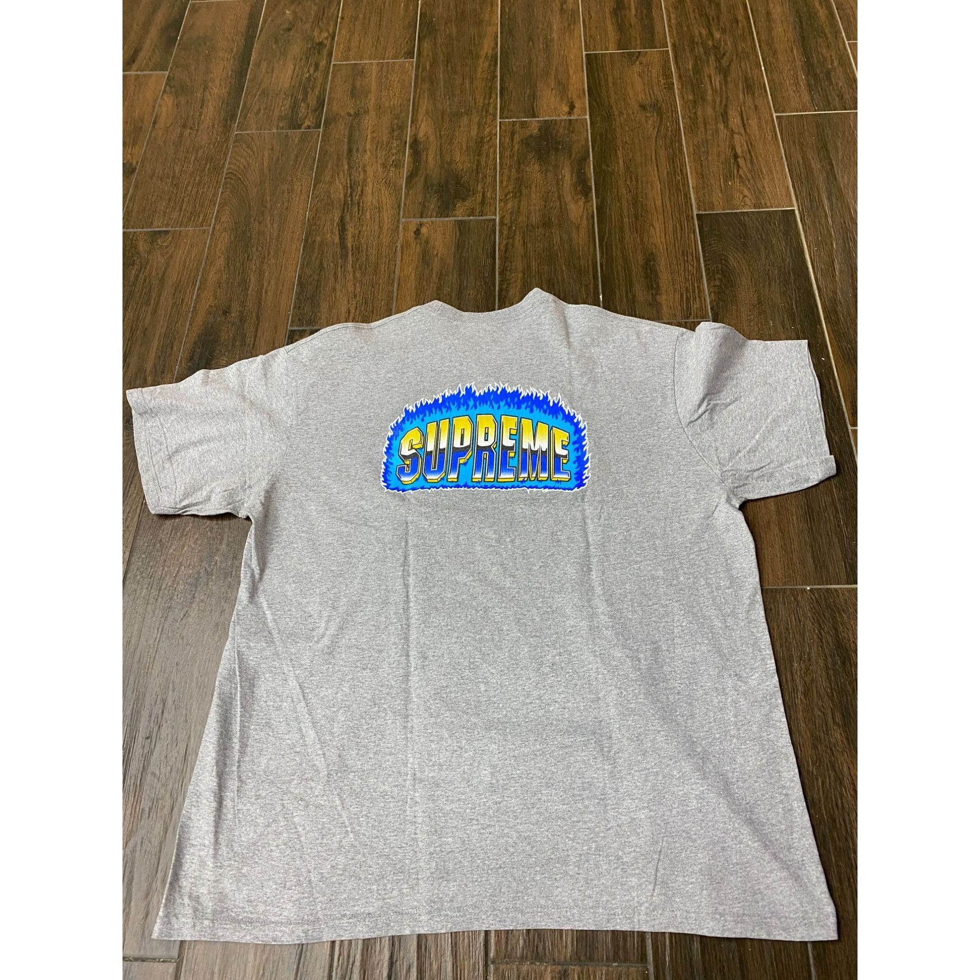 Supreme SUPREME CHROME TEE HEATHER GREY (FW20) SZ XL Size US XL / EU 56 / 4 - 2 Thumbnail