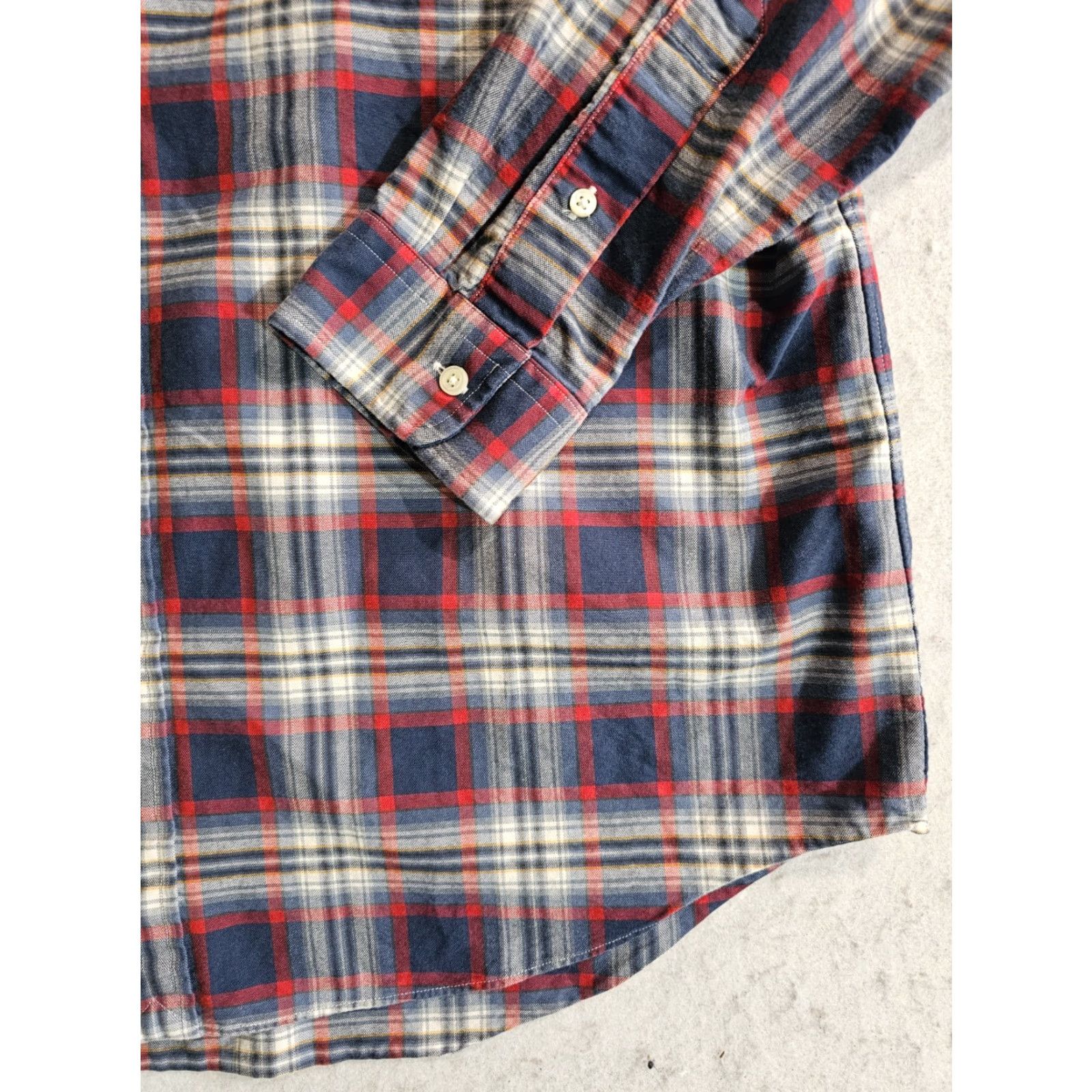 Ralph Lauren Polo Ralph Lauren Shirt Button-Up Oxford Classic Blue Red Check Mens Sz XL Size US XL / EU 56 / 4 - 6 Thumbnail