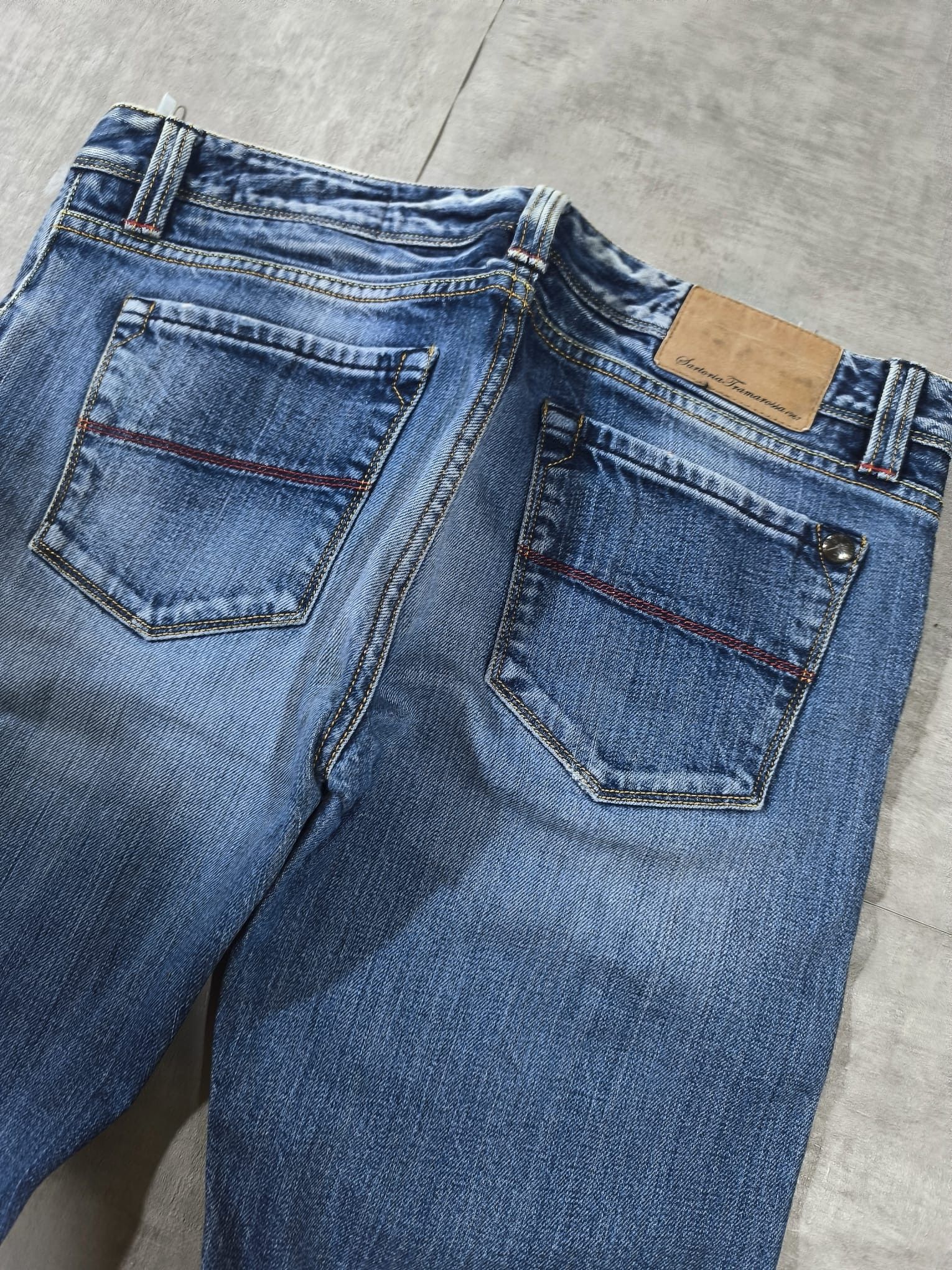 Other sartoria tramarossa selvedge women's jeans low rise straight Size 31" - 3 Thumbnail