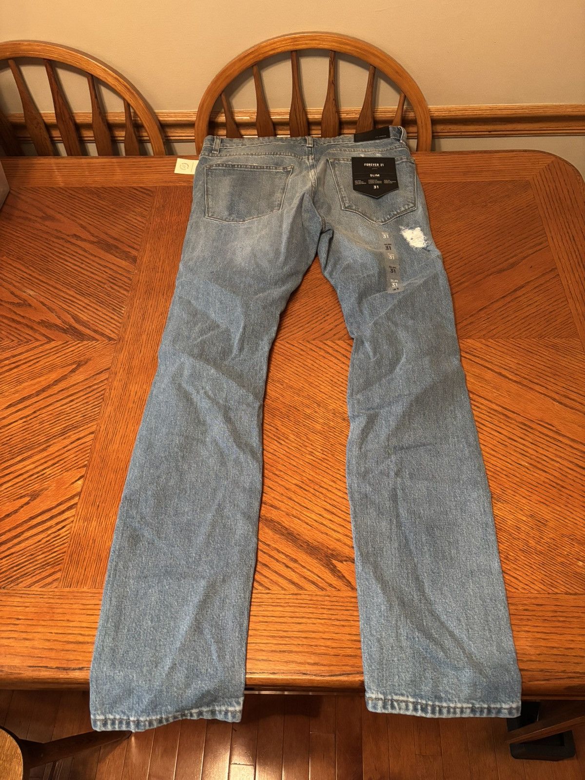 Forever 21 Forever 21 Men’s Jeans Slim Distressed Jeans Size 31 NWT New Size US 31 - 7 Thumbnail