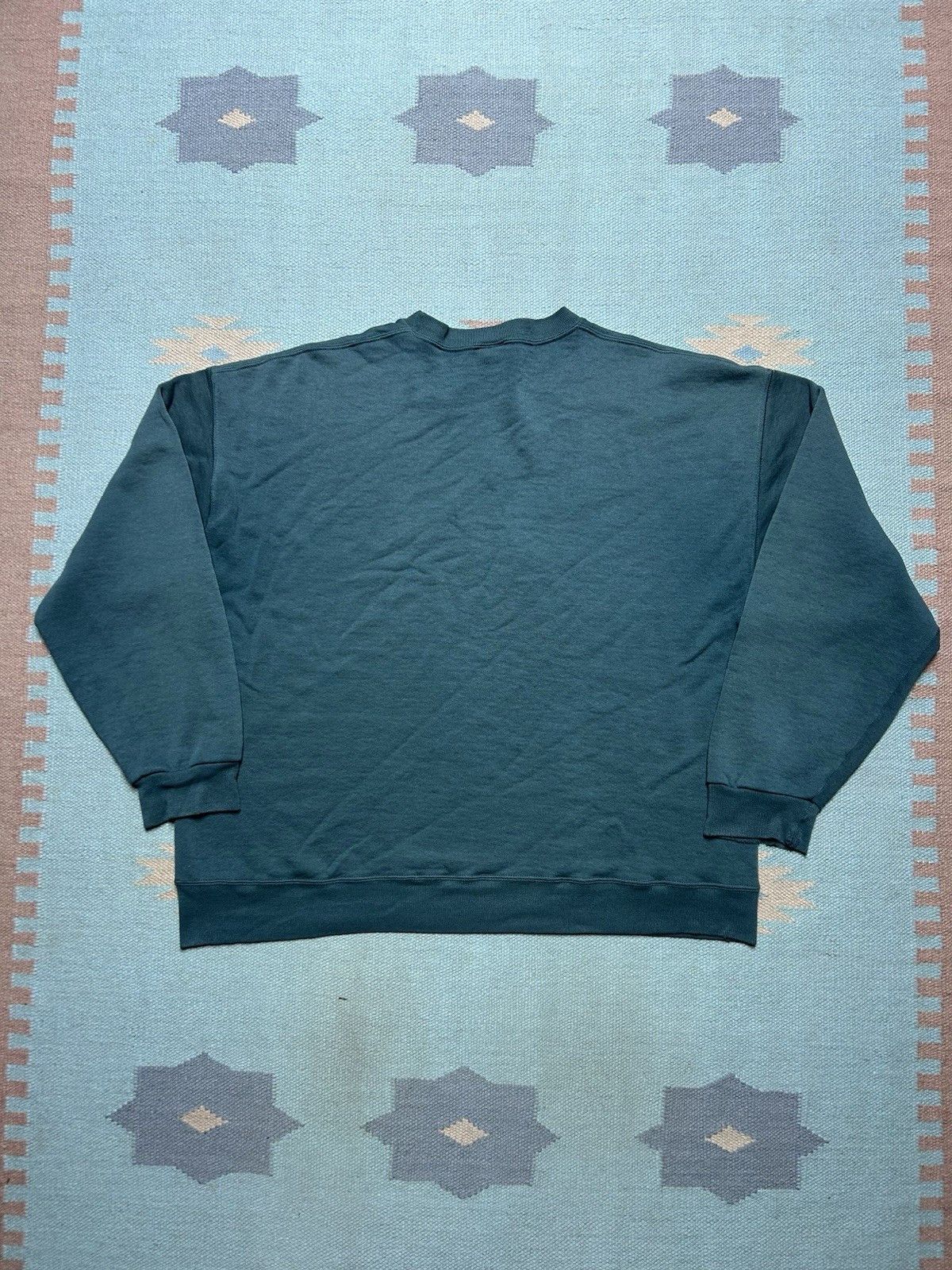 Vintage 90s sweatshirt Russell athletic sun faded green gradient XL Size US XL / EU 56 / 4 - 7 Thumbnail