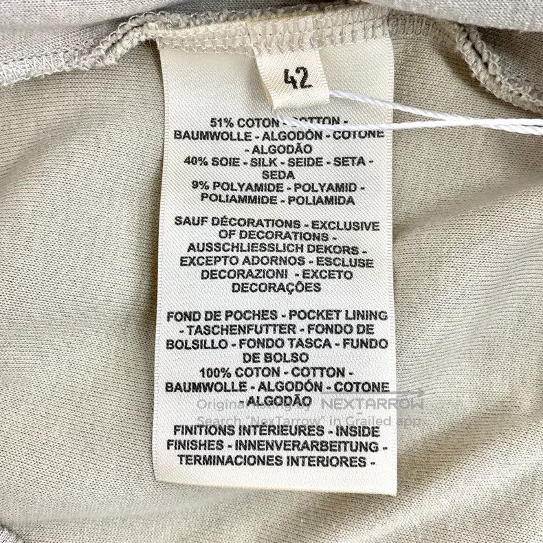 Other Hermes Khaki logo embroidered cotton stand collar zipper l Size M / US 6-8 / IT 42-44 - 7 Thumbnail