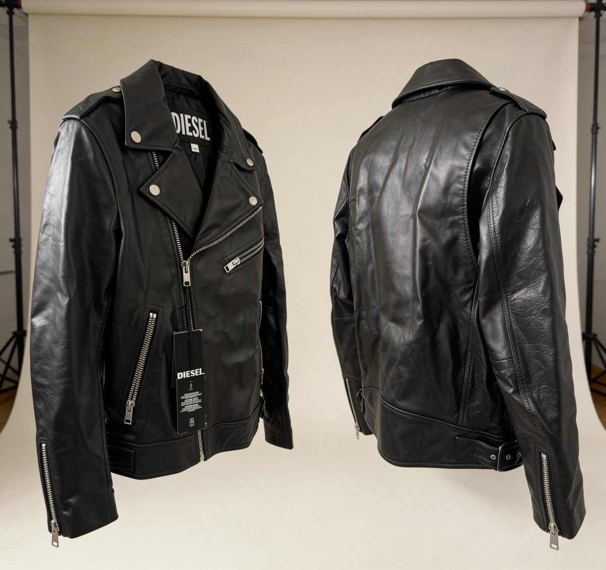 Diesel Jacket moto Size US S / EU 44-46 / 1 - 1 Thumbnail