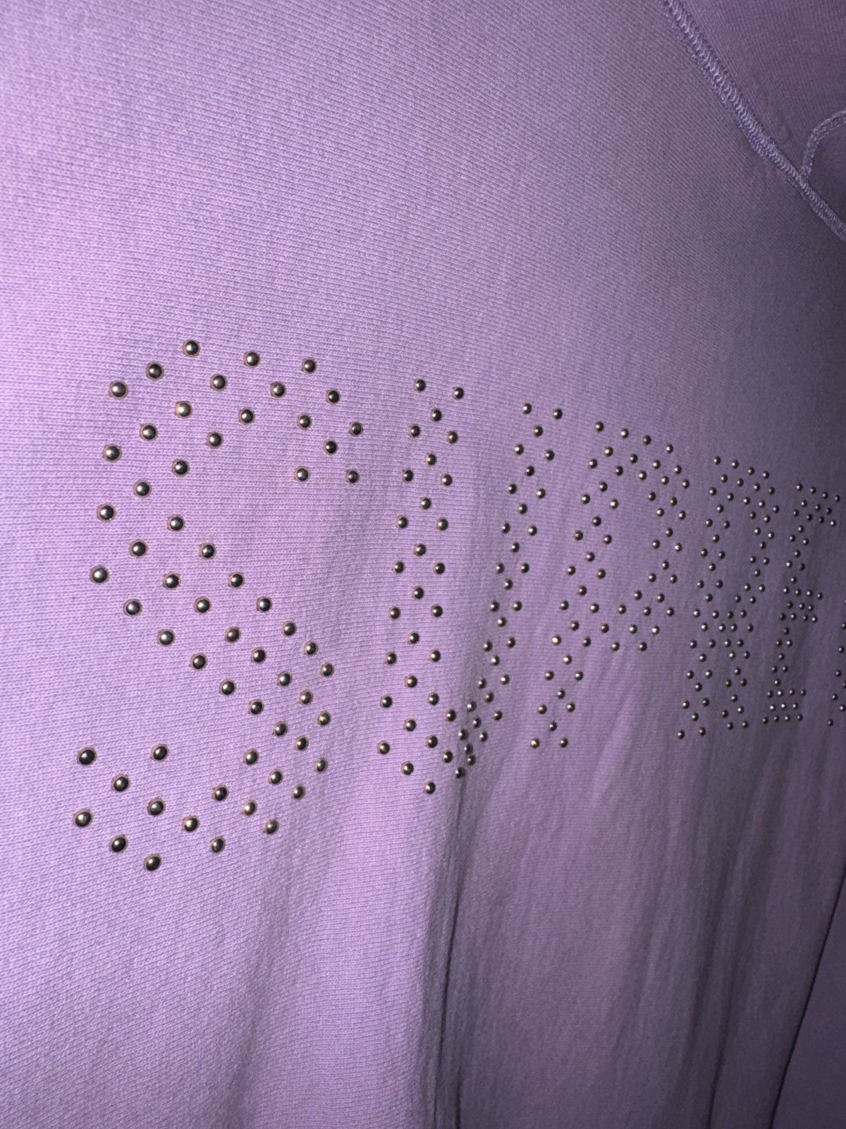 Supreme Supreme Studded Hoodie - Lilac size L Size US L / EU 52-54 / 3 - 5 Thumbnail