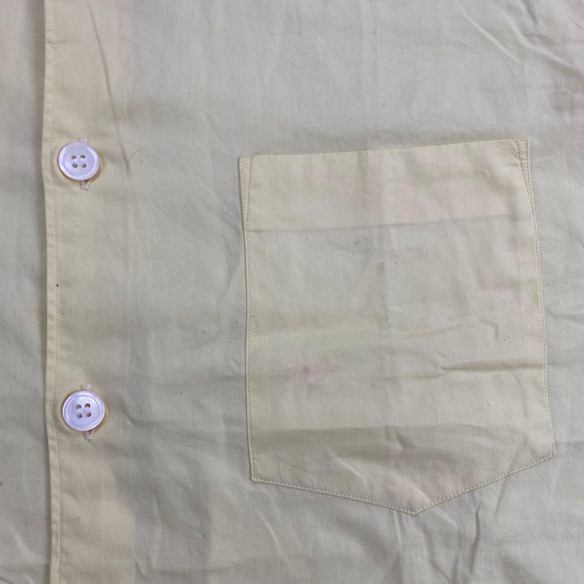 Comme des Garcons AW03 Comme Des Garcons Homme CDG Yellow Shirt Size US S / EU 44-46 / 1 - 5 Thumbnail