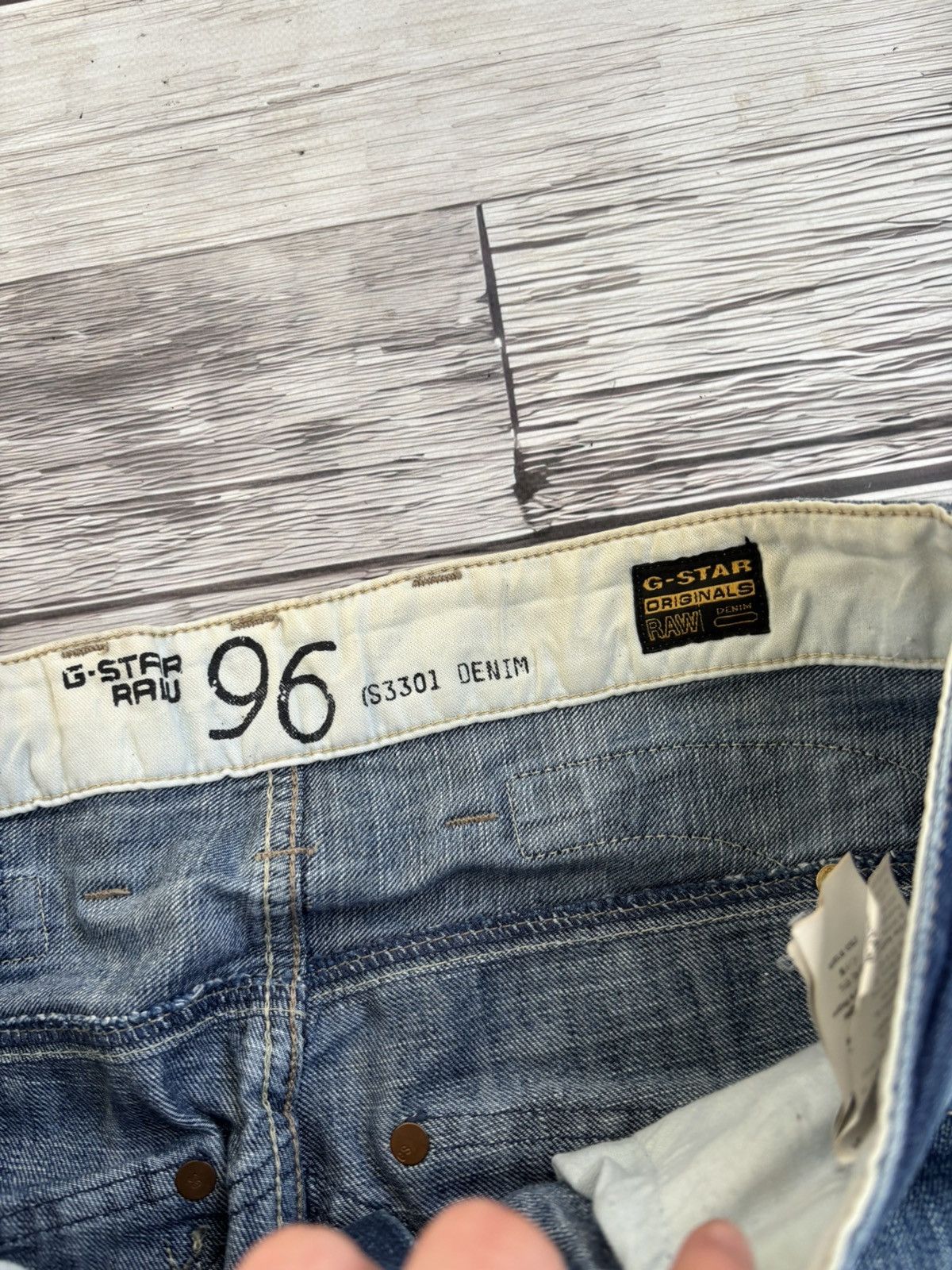 Designer × Hysteric Glamour × Japanese Brand Crazy Chrome Hearts Style Classic Washed Baggy Jeans Size US 32 / EU 48 - 3 Thumbnail