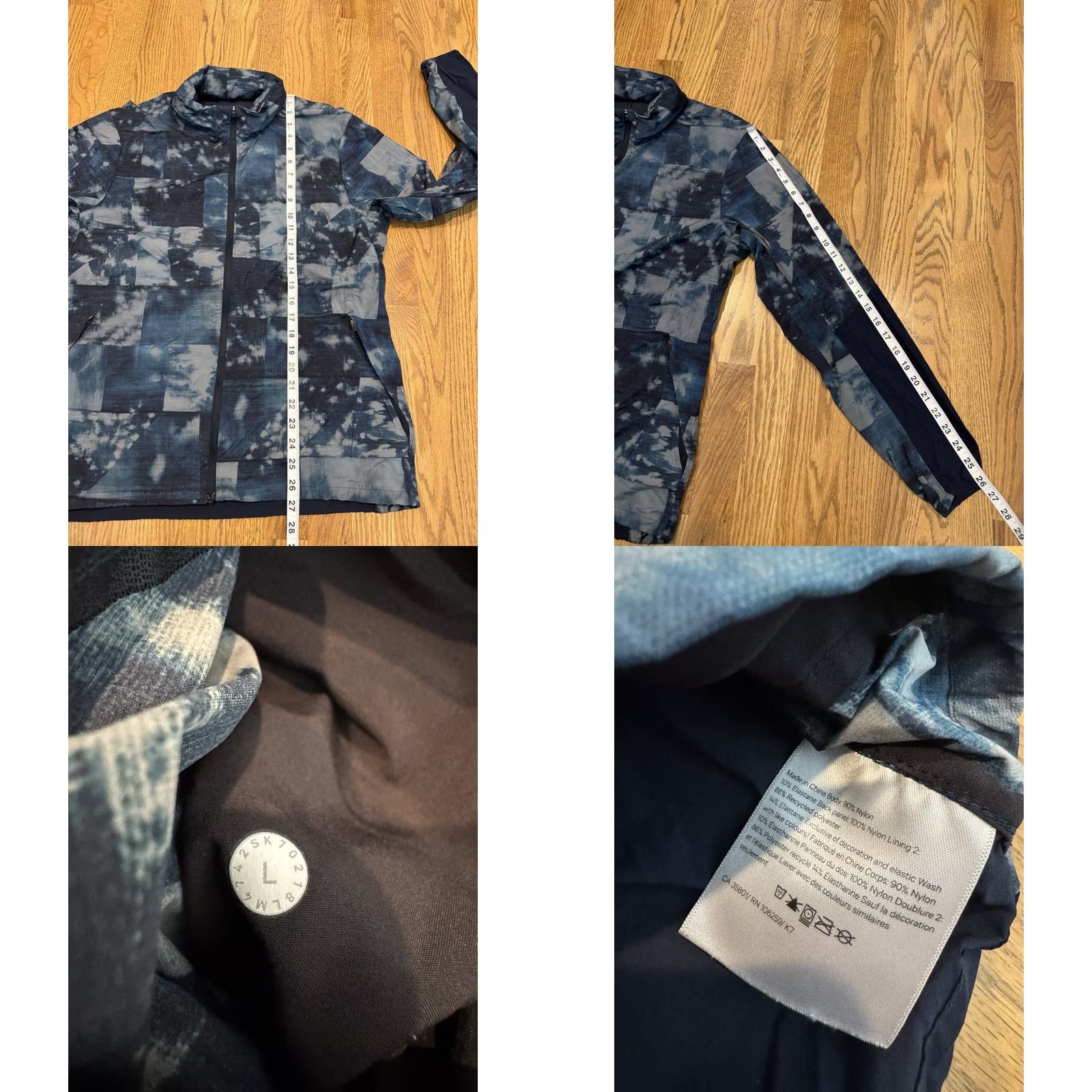 Lululemon Lululemon Active Windbreaker Jacket Men’s L Blue Full Zip Hooded Reflective Lightweight Outdoor Athleisure 90s? Size US L / EU 52-54 / 3 - 8 Thumbnail
