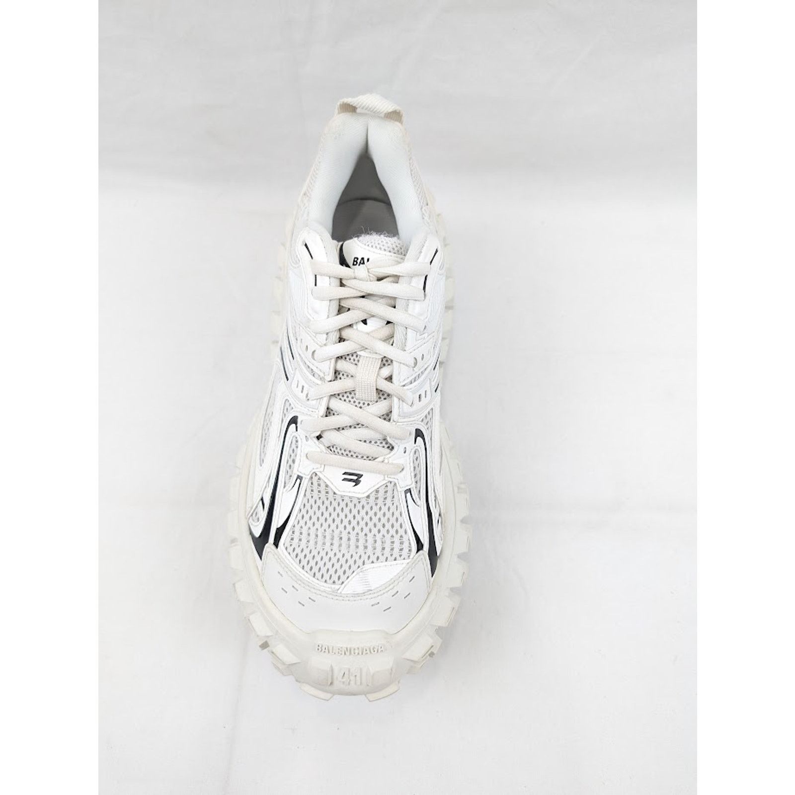 Balenciaga o1rshd1 Contrast Defender Bouncer in Eggshell/Black 46 Size US 13 / EU 46 - 7 Thumbnail