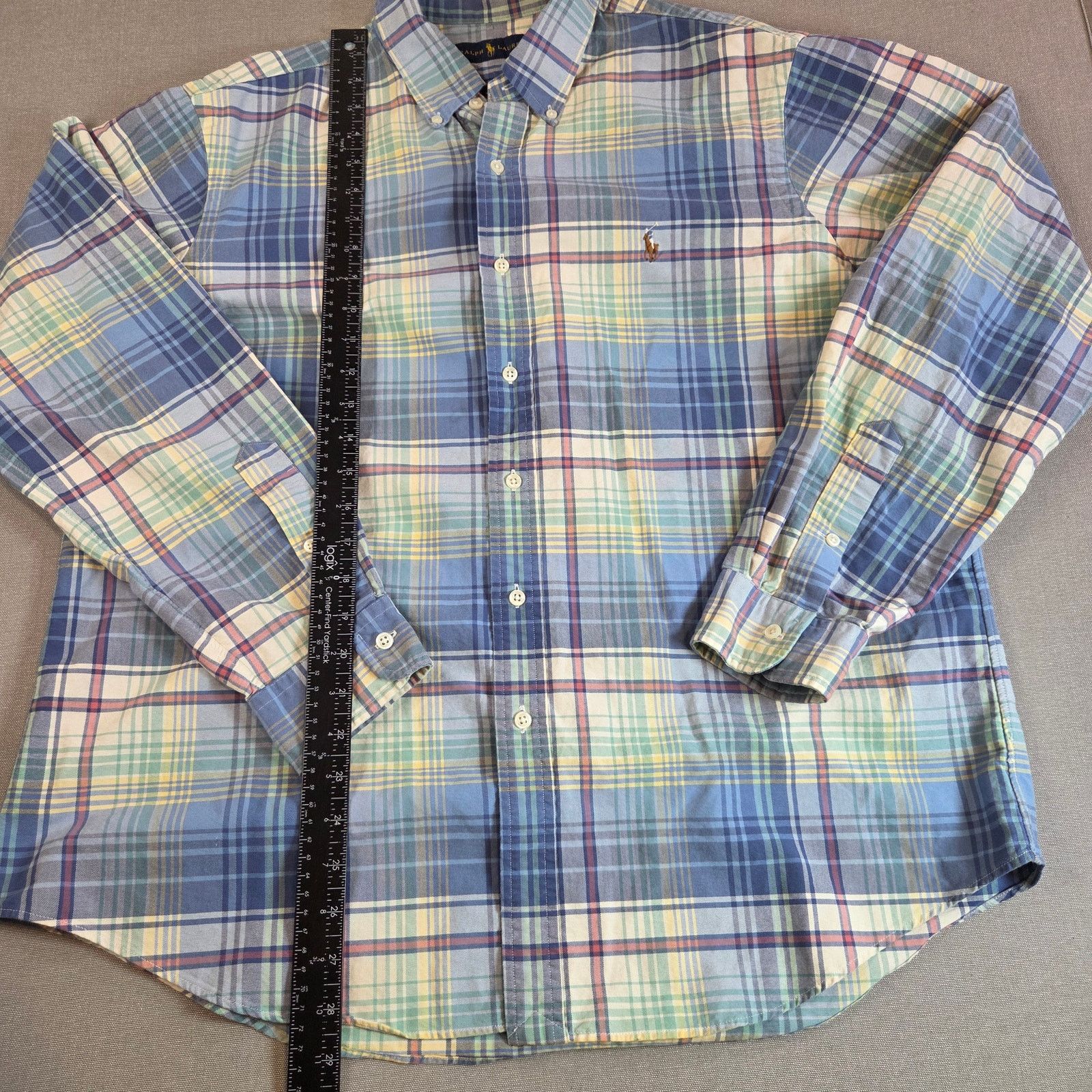 Ralph Lauren Ralph Lauren Plaid Classic Fit Shirt XL Pony Logo Size US XL / EU 56 / 4 - 5 Thumbnail