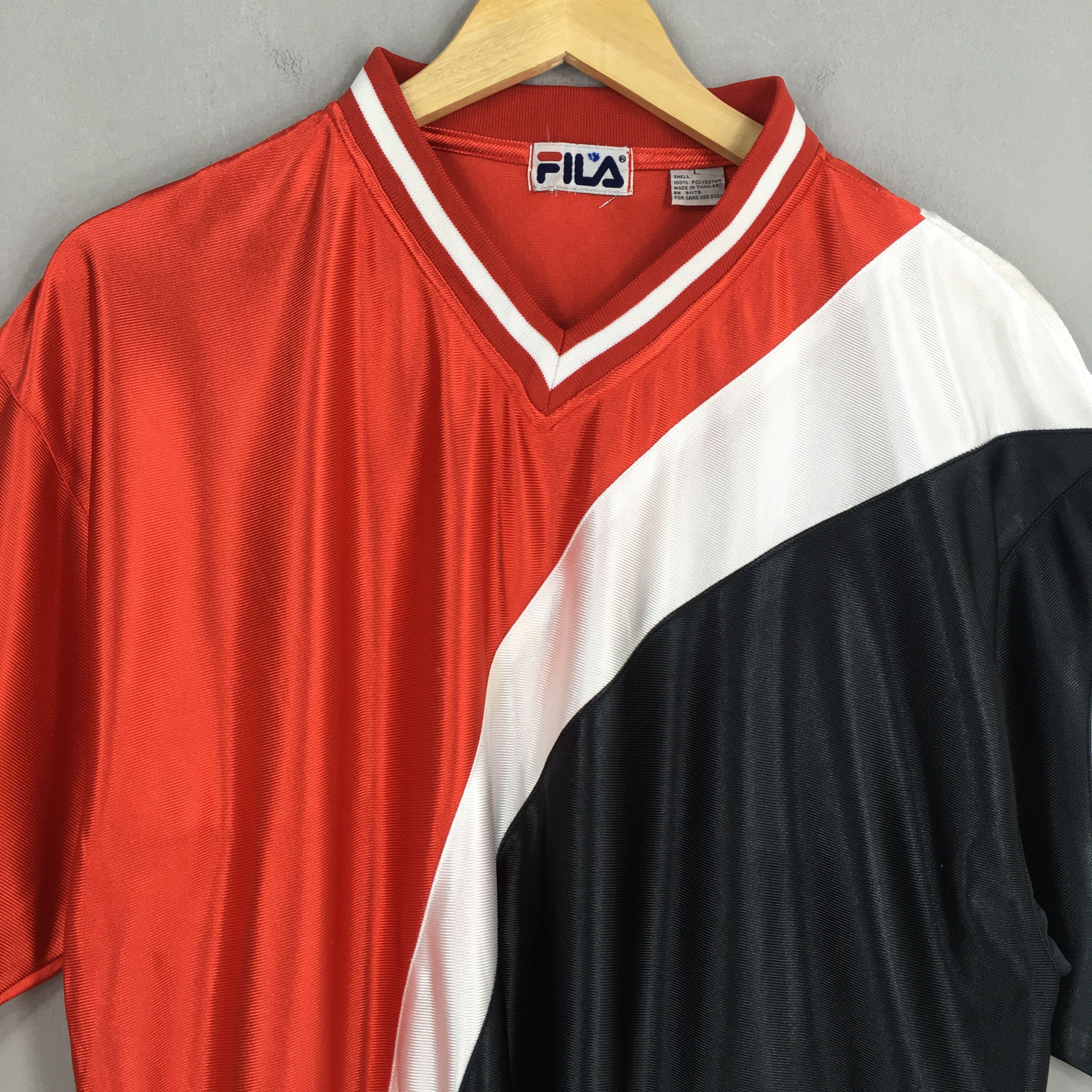 Fila × Sports Specialties Vintage Fila Sports Jersey Football NFL Kc Chiefs Red Large Size US L / EU 52-54 / 3 - 2 Thumbnail