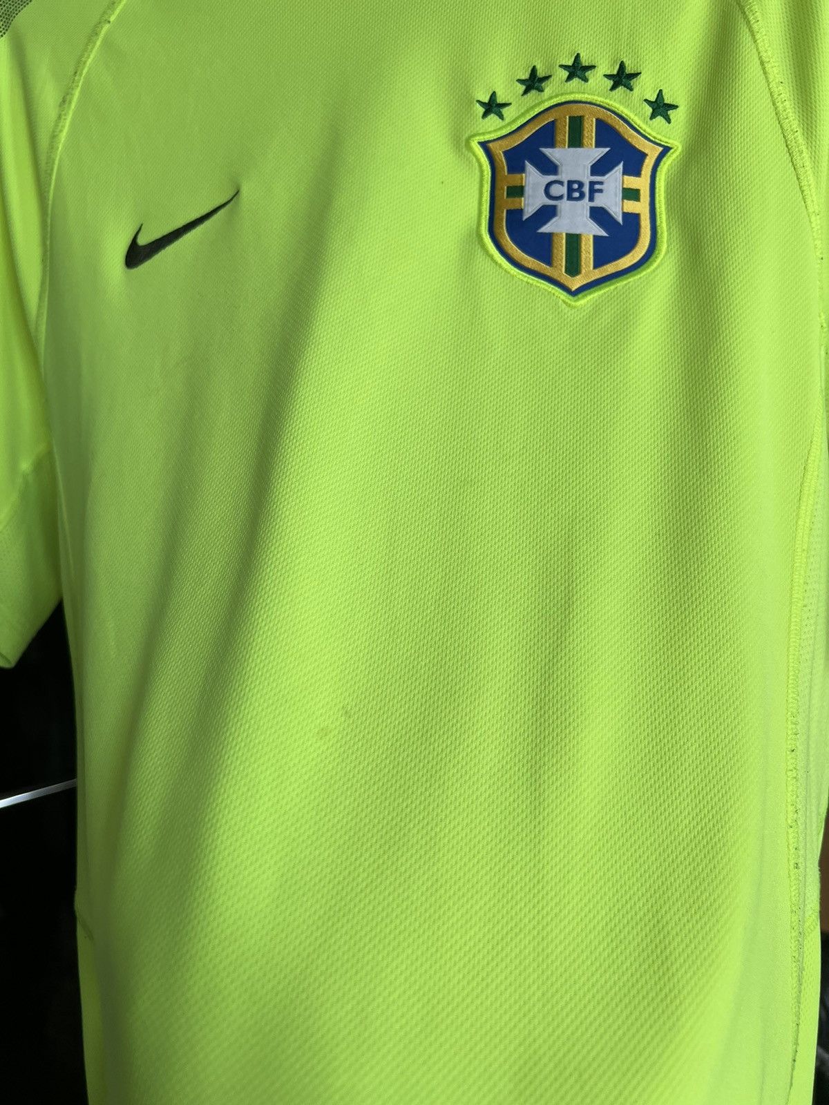 Nike Nike Brazil 2014 / 2015 Soccer Jersey Size US S / EU 44-46 / 1 - 8 Thumbnail