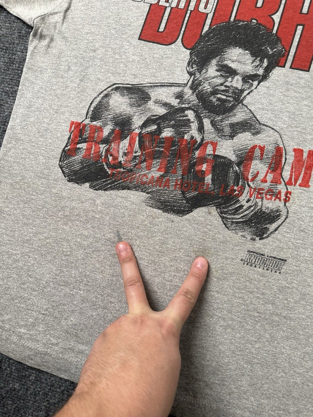 Other Mens Roberto Duran Boxing Training Camp Las Vegas 1980s Sz M Size US M / EU 48-50 / 2 - 7 Thumbnail