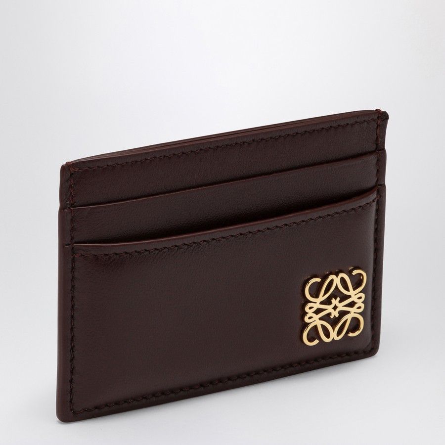 Loewe Anagram Puffer Leather カードケース Puffer Anagram leather card holder in black - Loewe | Mytheresa