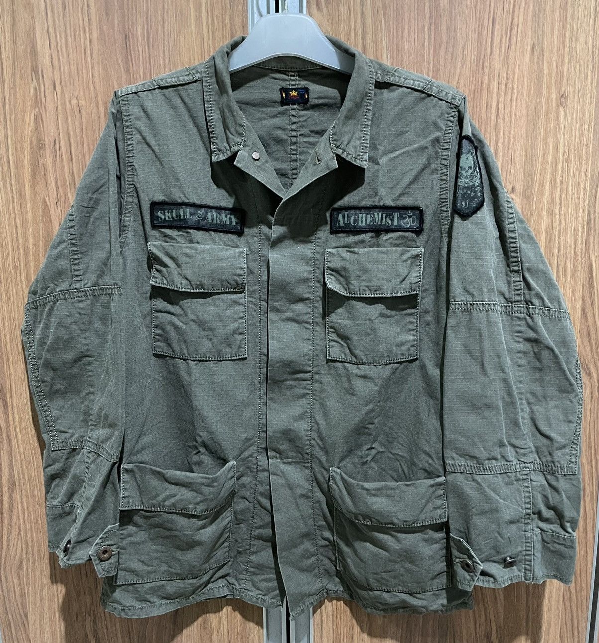 Skull Jeans by an Alchemist SKULL JEANS MILITARY JACKET Size US M / EU 48-50 / 2 - 1 Thumbnail